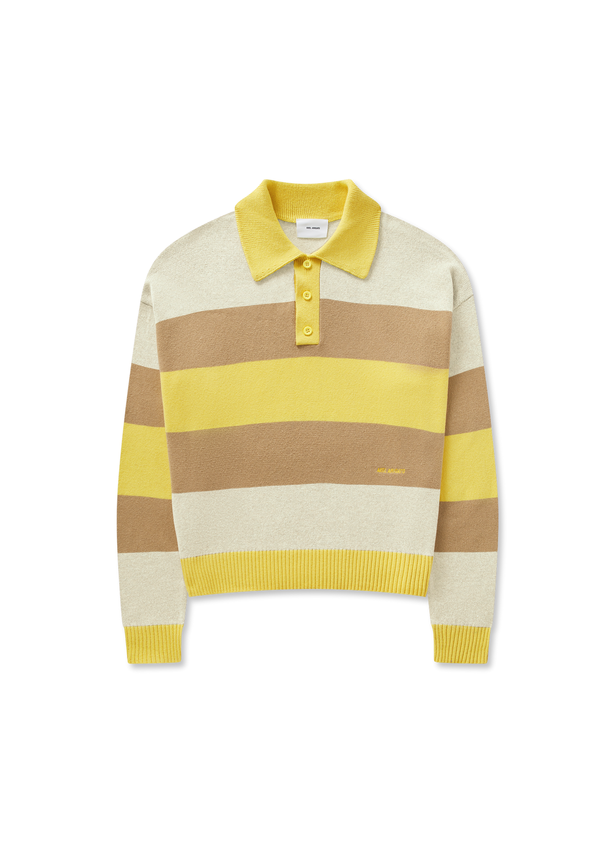 Marine Polo Sweater - Yellow/Beige