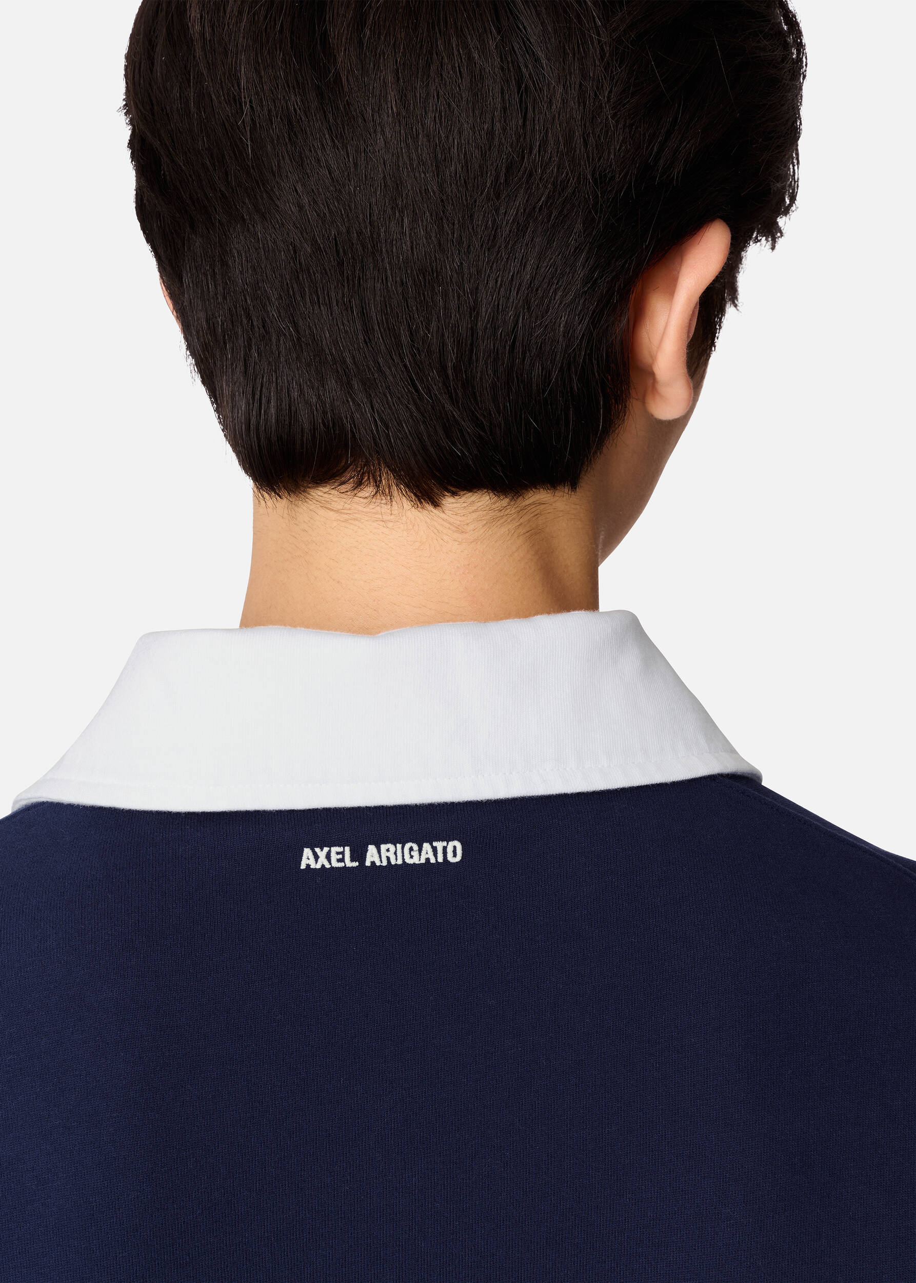 Brook Polo Shirt - Navy/Stone Blue