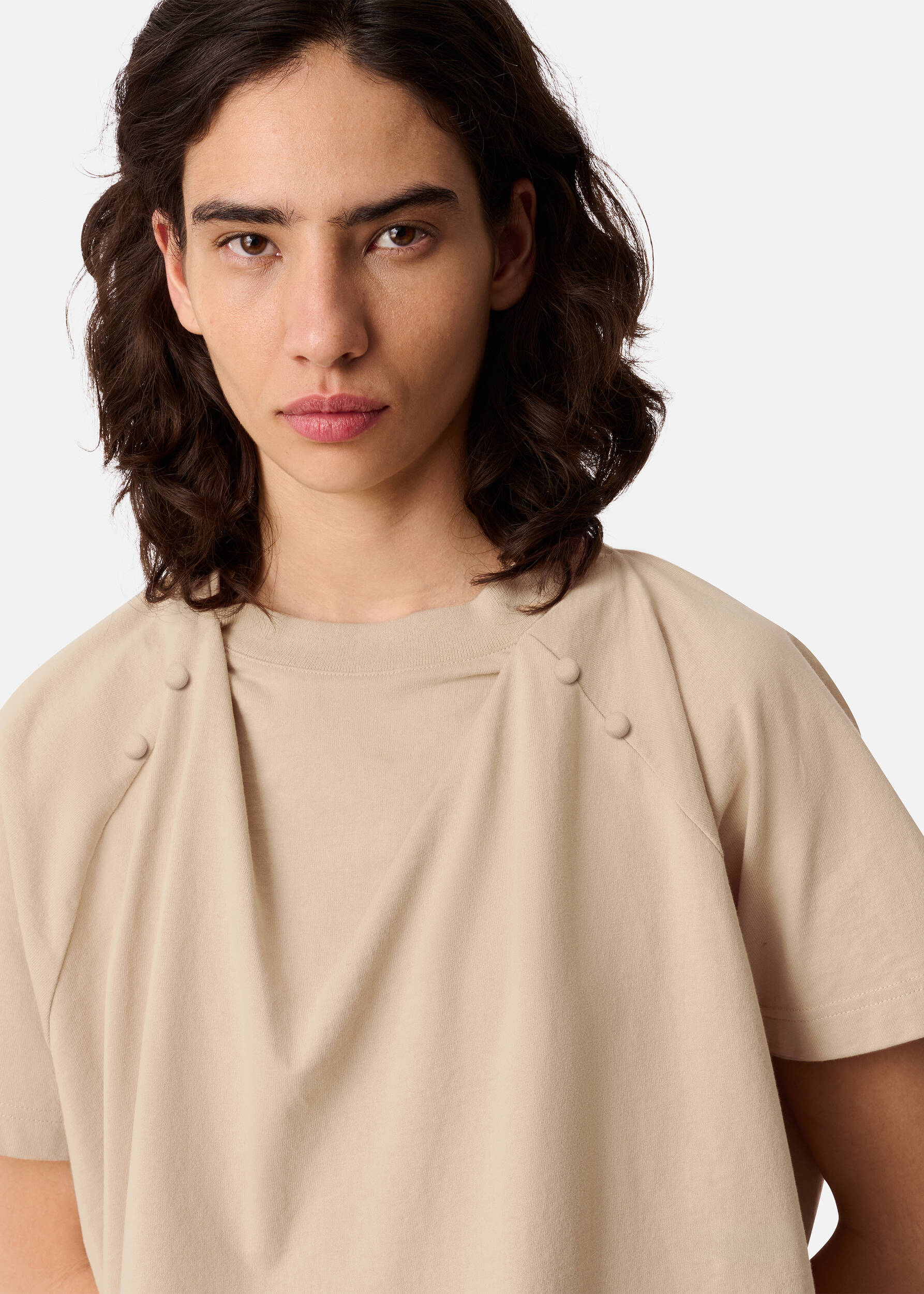 Hosta T-Shirt - Dark Beige