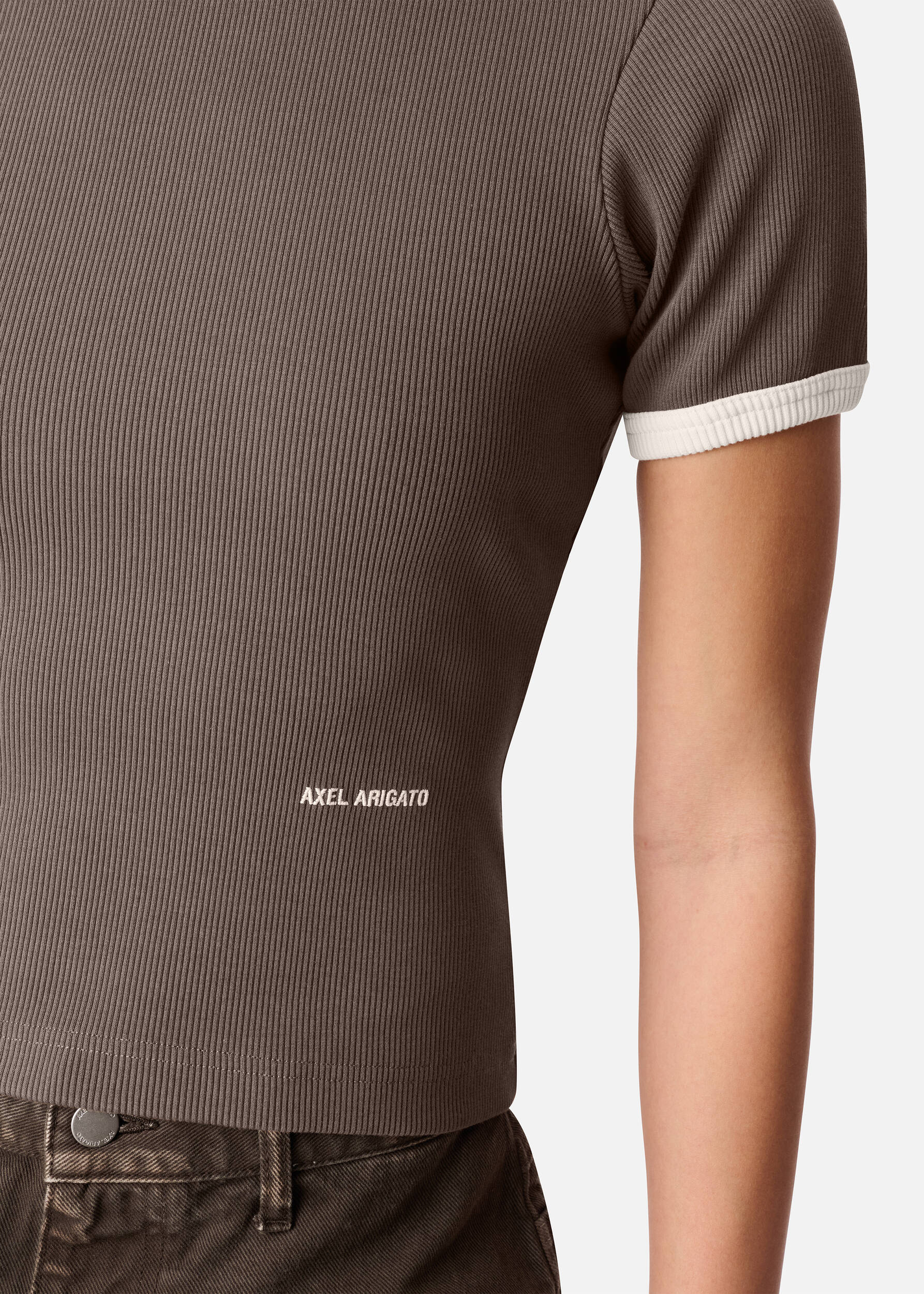 Dahlia T-Shirt - Coffee Brown