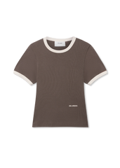 Dahlia T-Shirt - Coffee Brown