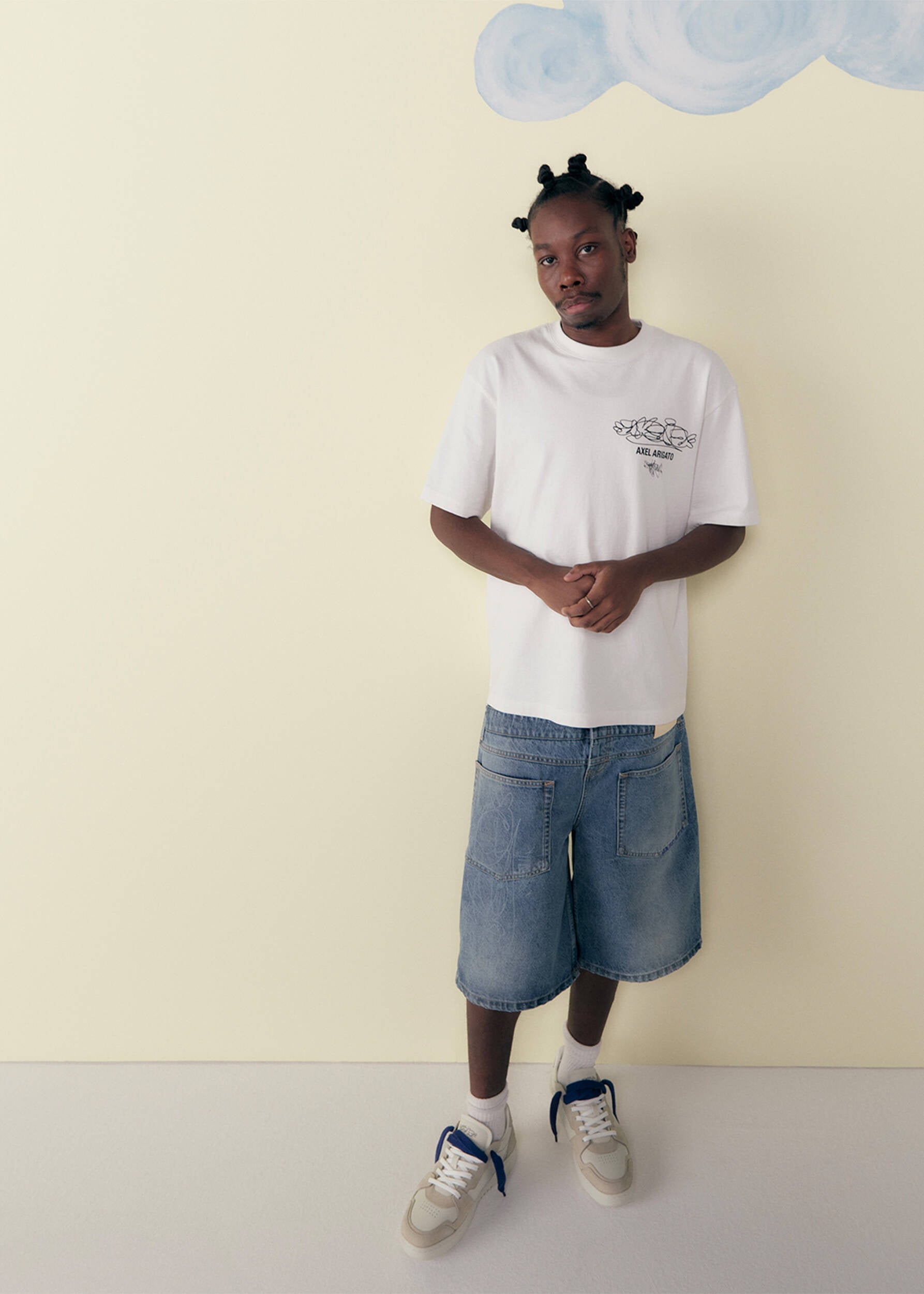 Jean Shorts X akaia RK - Light Blue