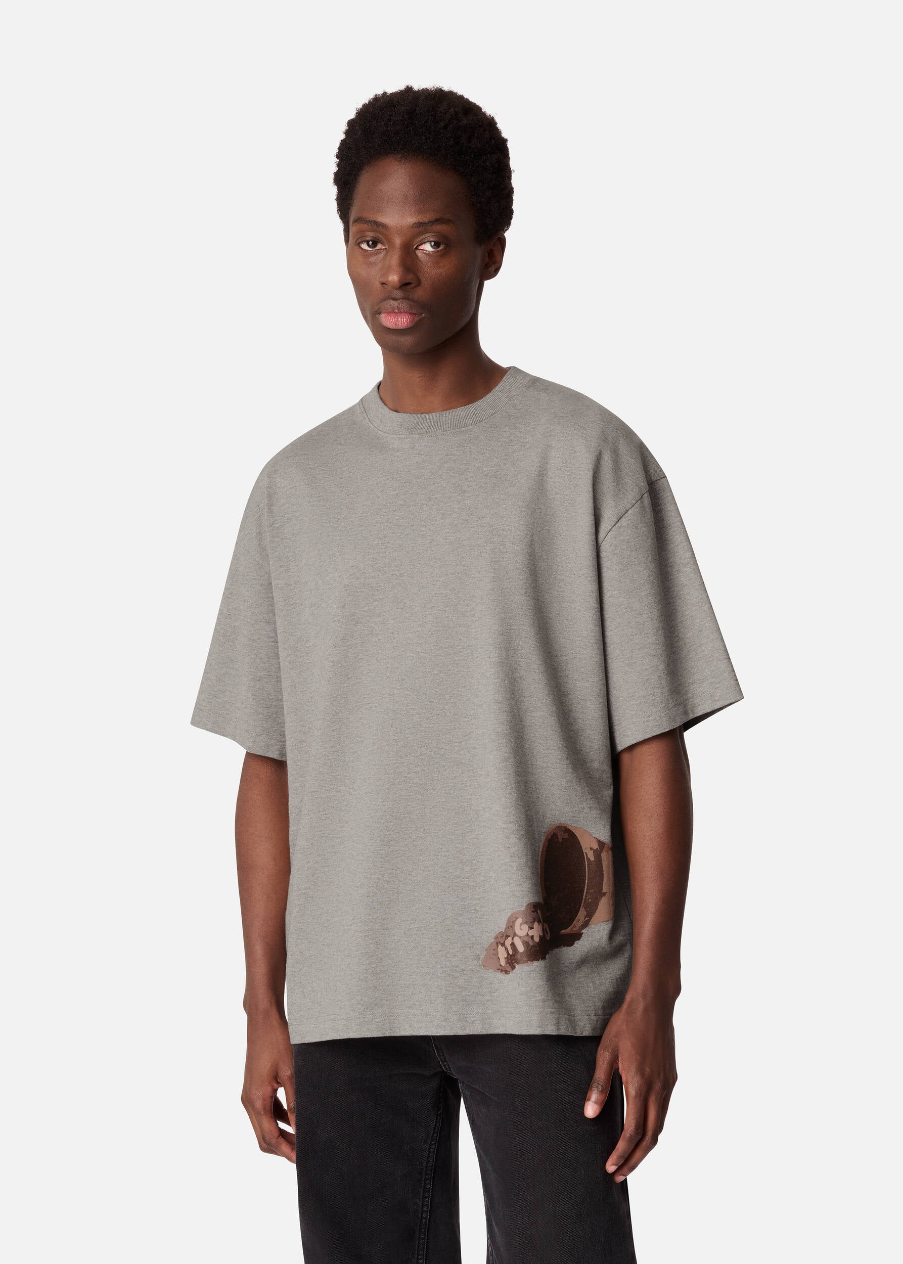 Fallen T-Shirt - Grey Melange