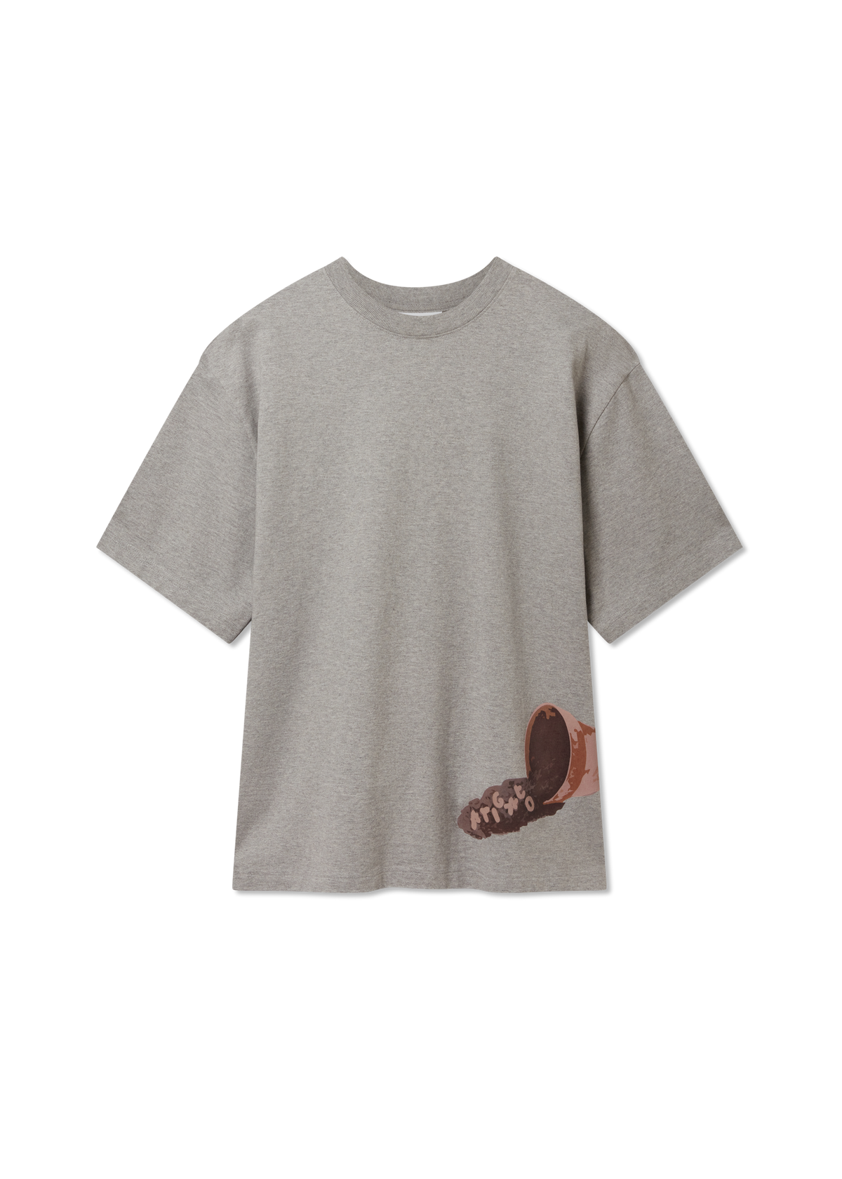 Fallen T-Shirt - Grey Melange