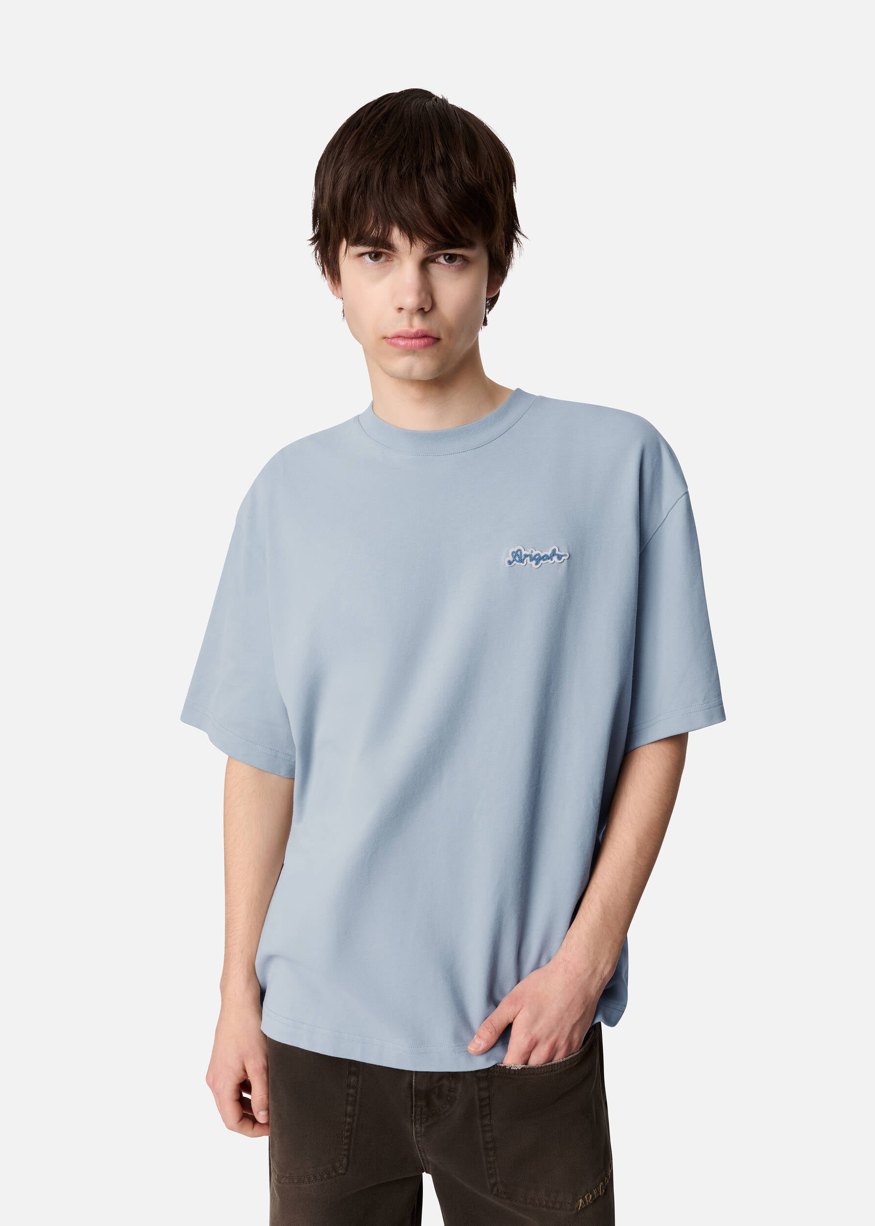 Trace T-Shirt - Stone Blue