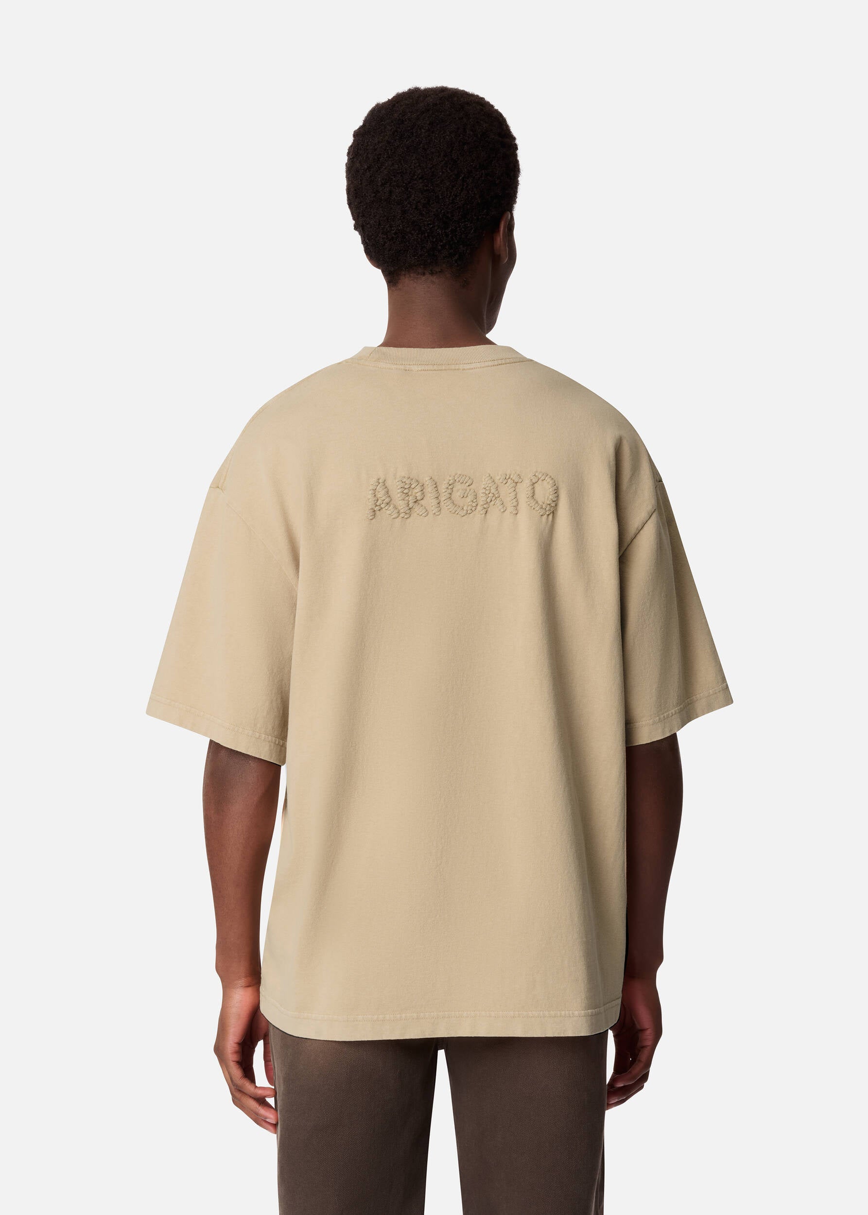 Hayden Reverse T-Shirt - Dark Beige