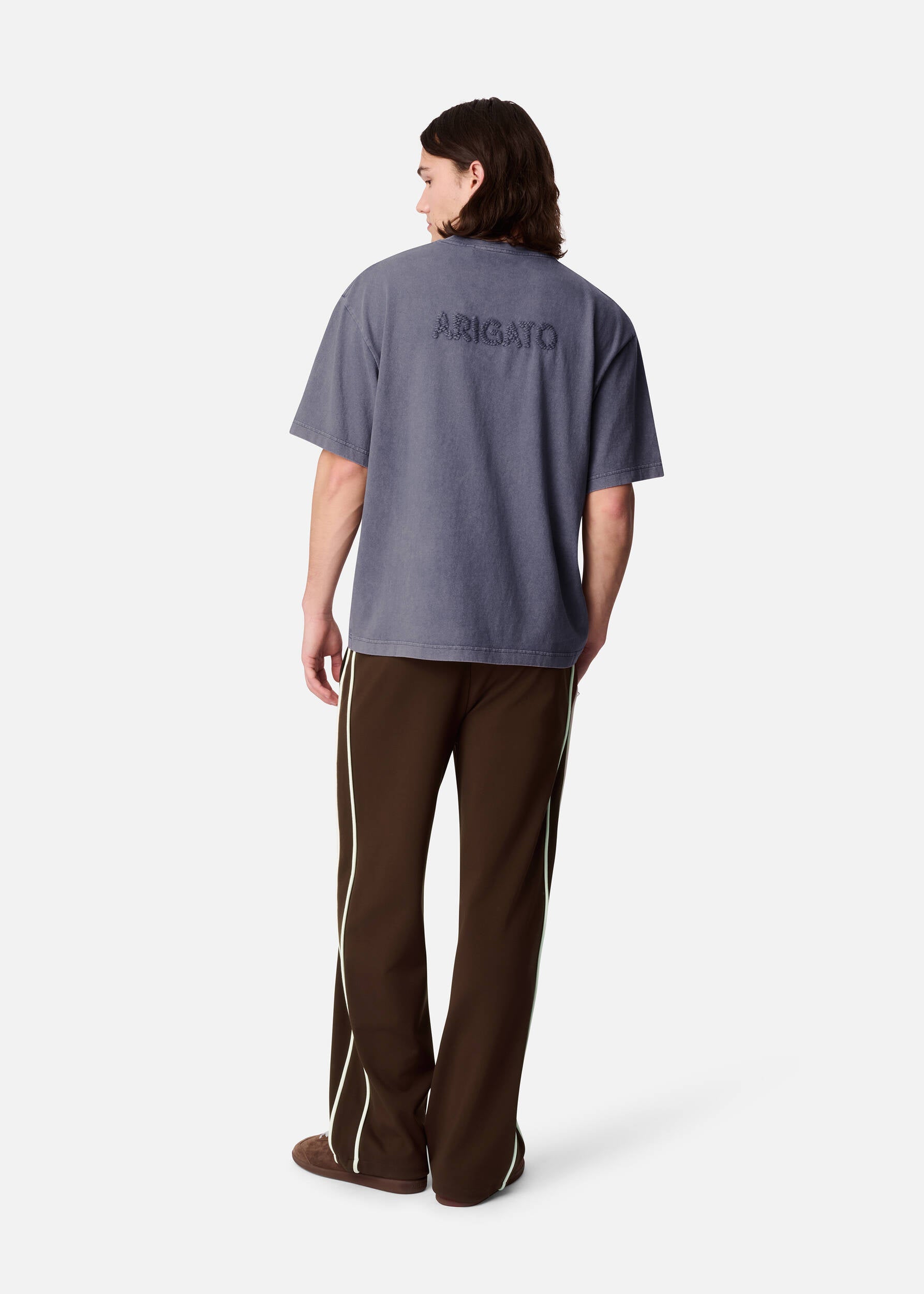 Hayden Reverse T-Shirt - Smoke Grey