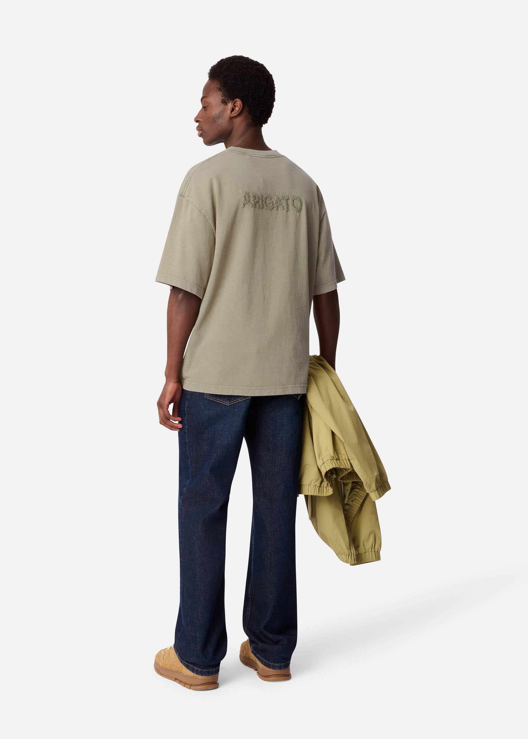 Hayden Reverse T-Shirt - Olive Green