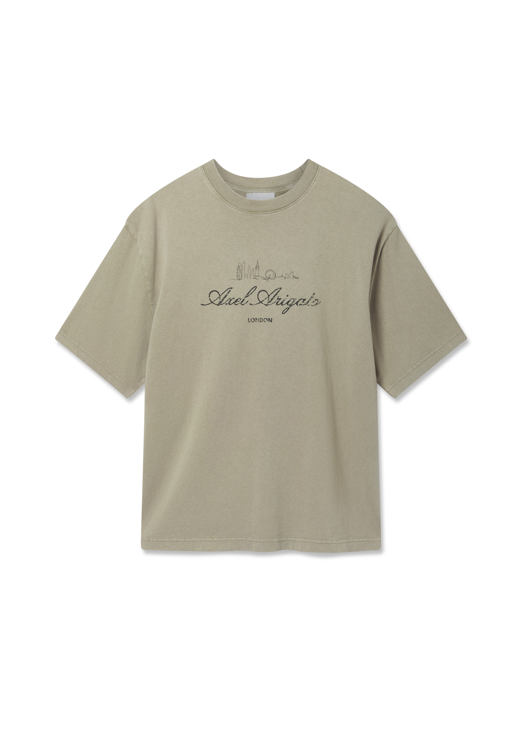 LDN Washed Sky T-Shirt - Olive Green