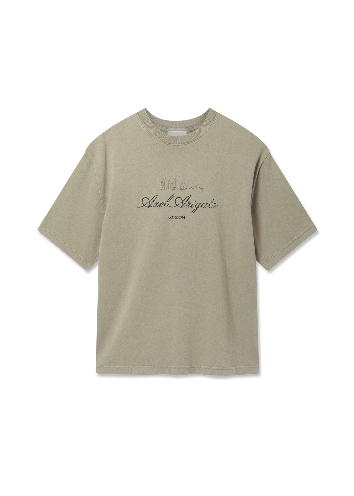 LDN Washed Sky T-Shirt - Olive Green