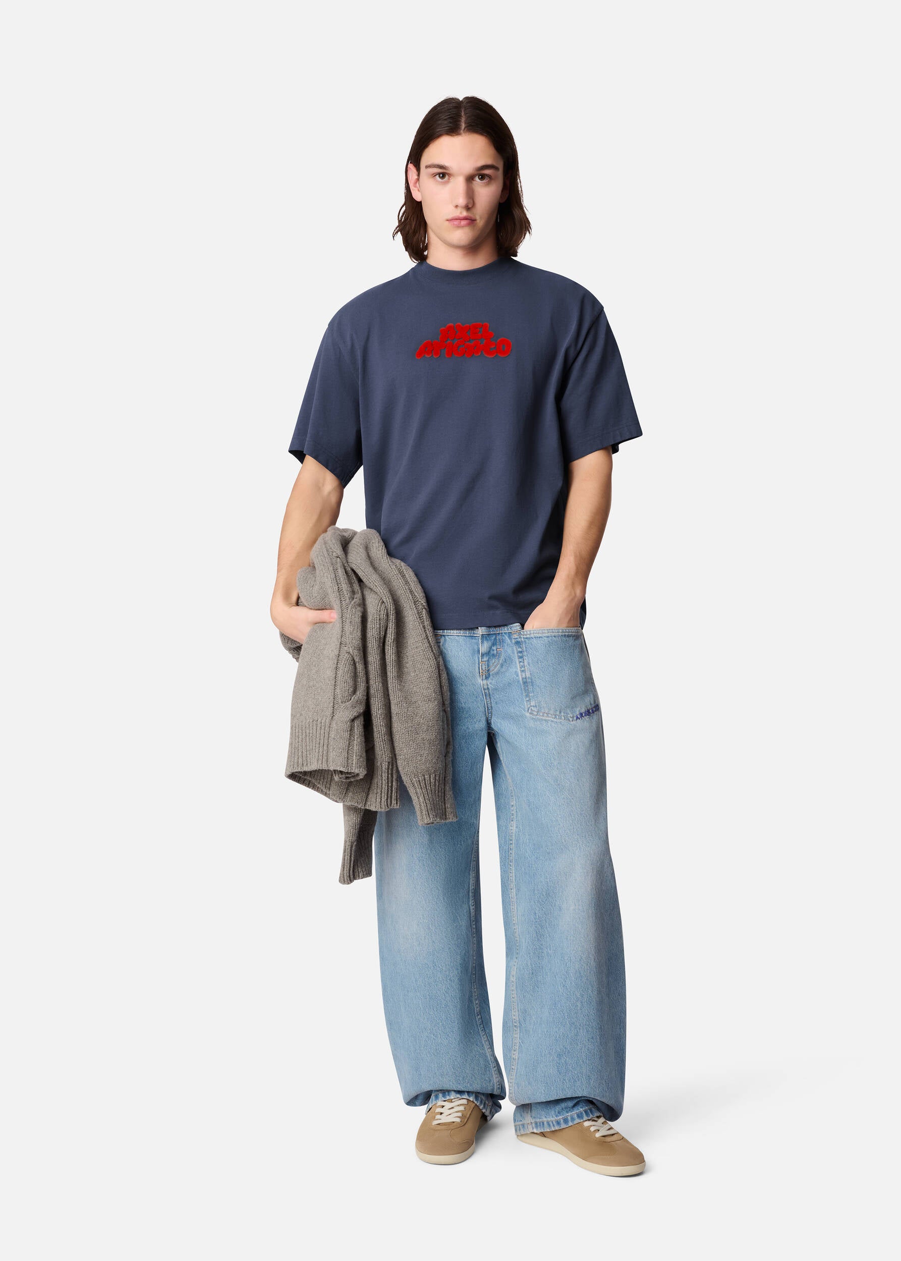 Flock T-Shirt - Smoke Grey
