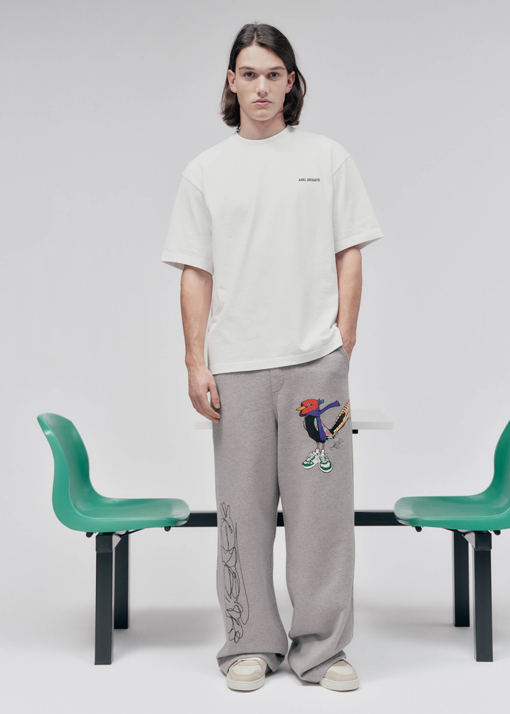 Sky Sweatpants x akaia RK - Grey Melange