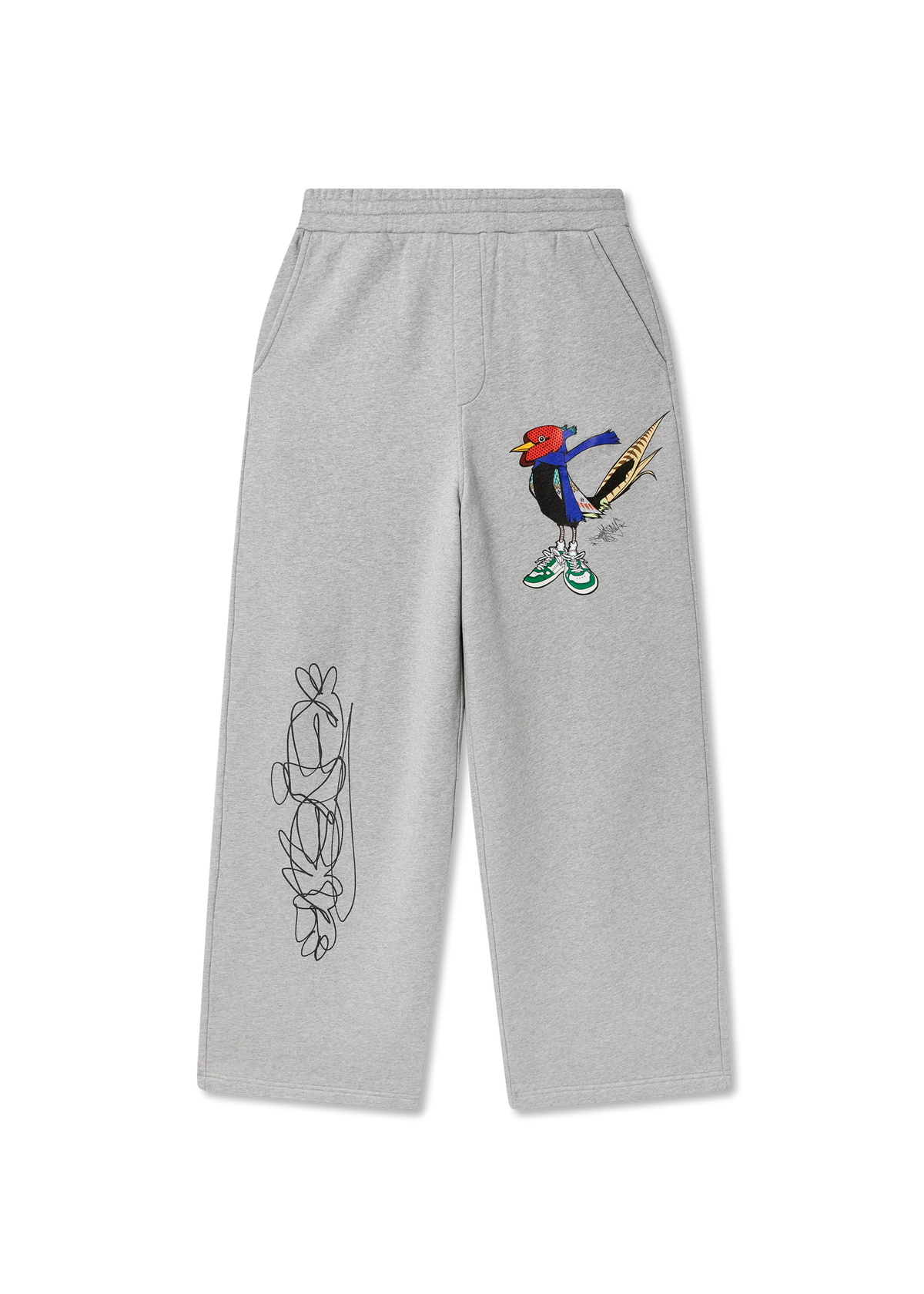 Sky Sweatpants x akaia RK - Grey Melange