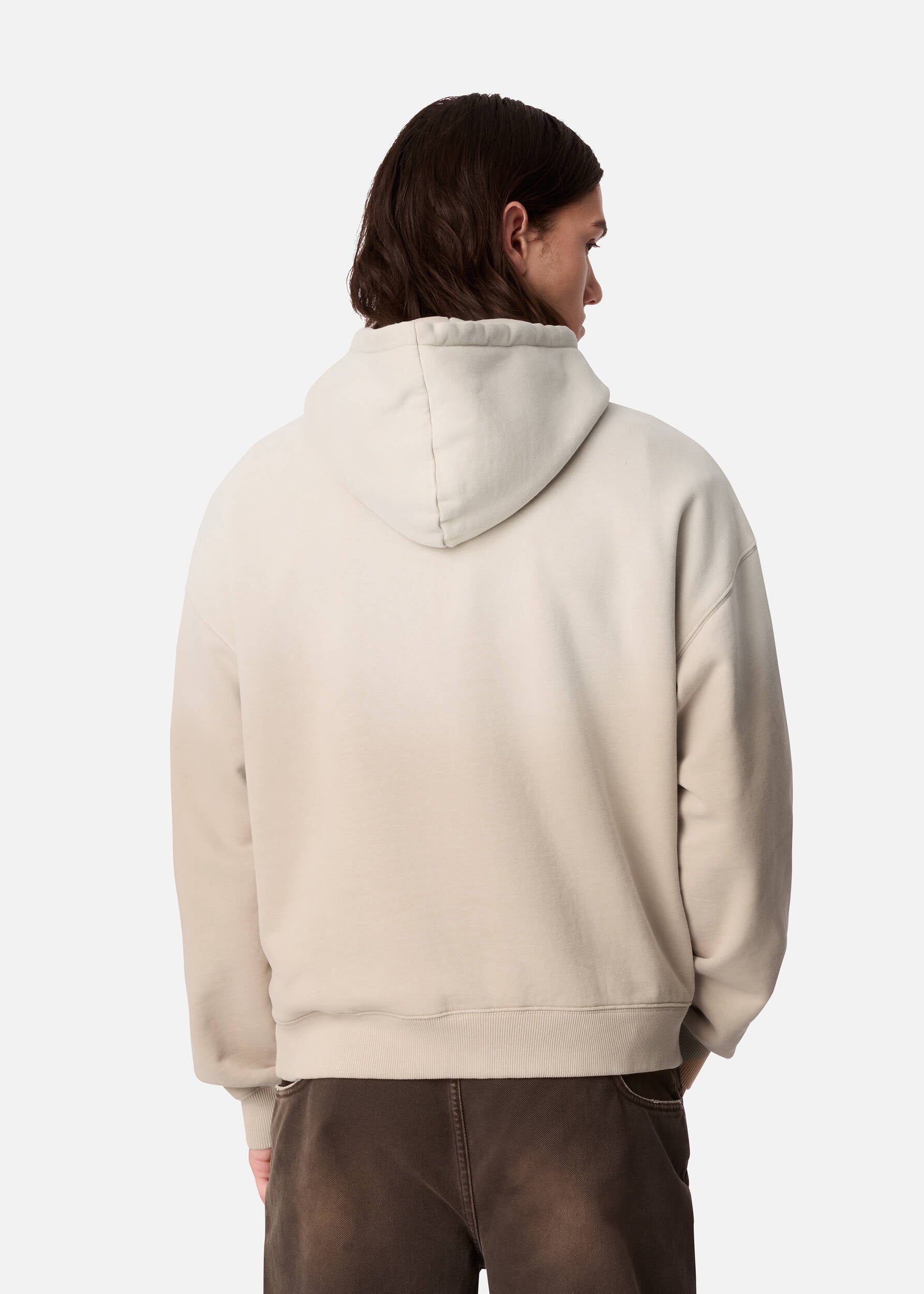 Gens Washed Hoodie - Dark Beige
