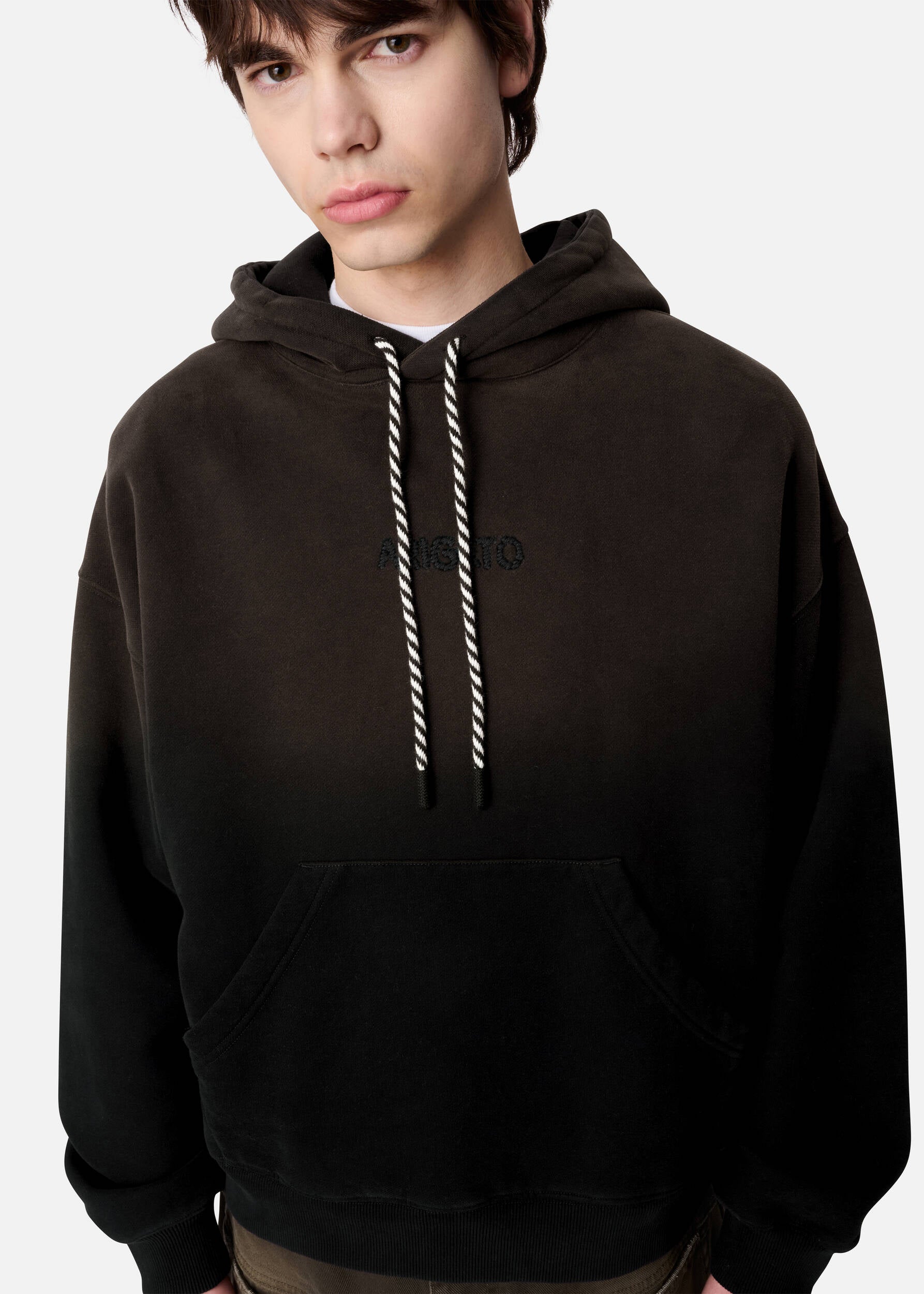 Gens Washed Hoodie - Black
