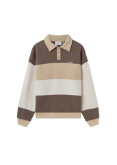 Anchor Polo Sweater - Brown