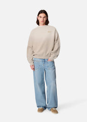 Trace Washed Sweatshirt - Dark Beige