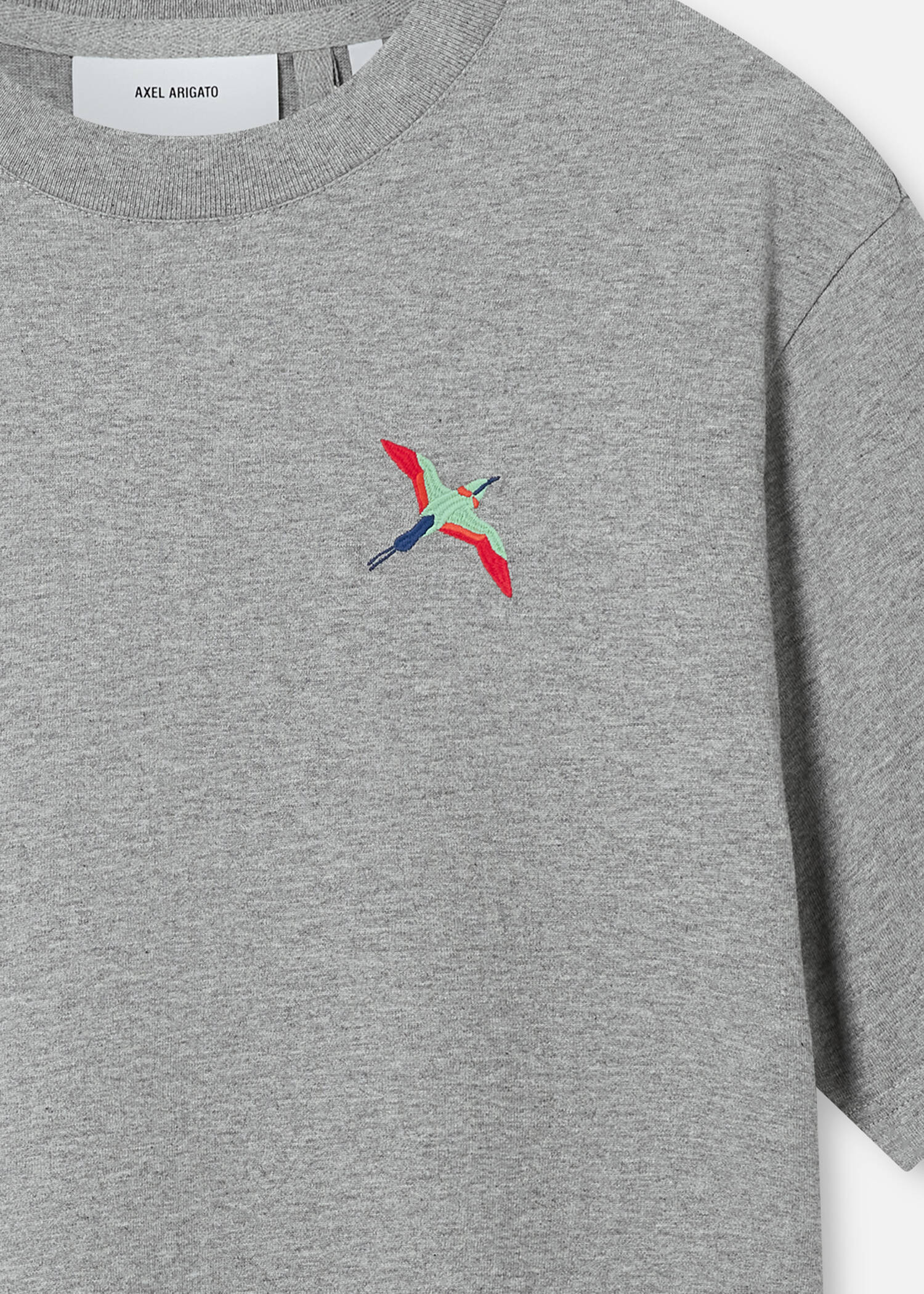 Bee Bird T-Shirt - Grey Melange