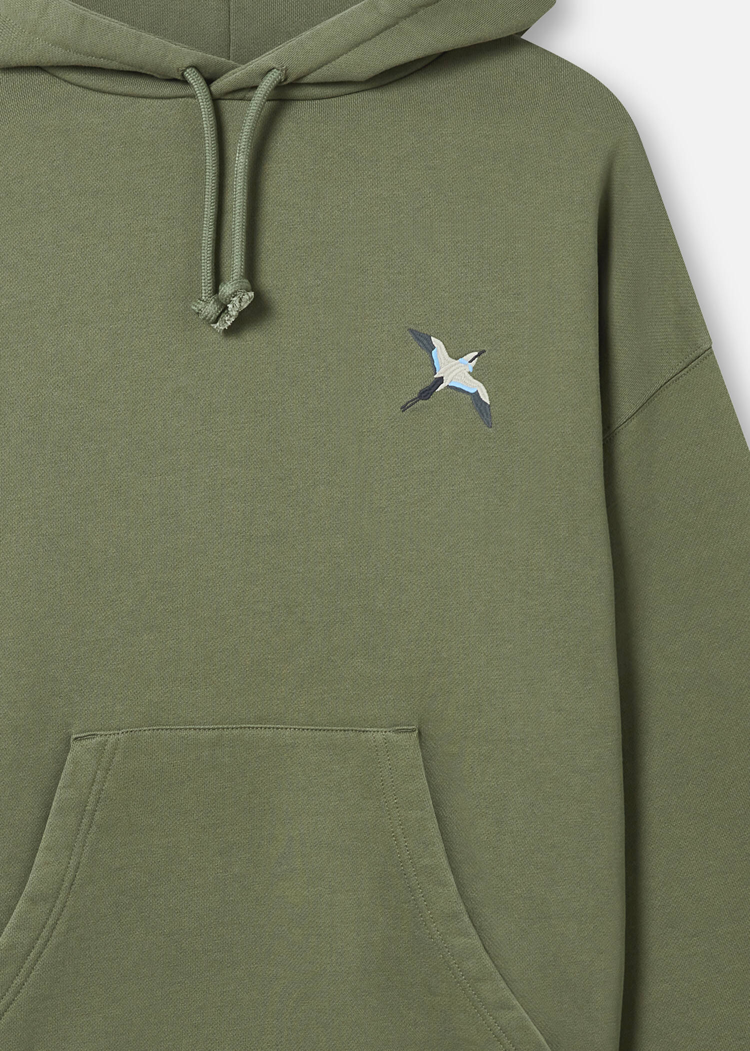 Bee Bird Hoodie - Dark Green