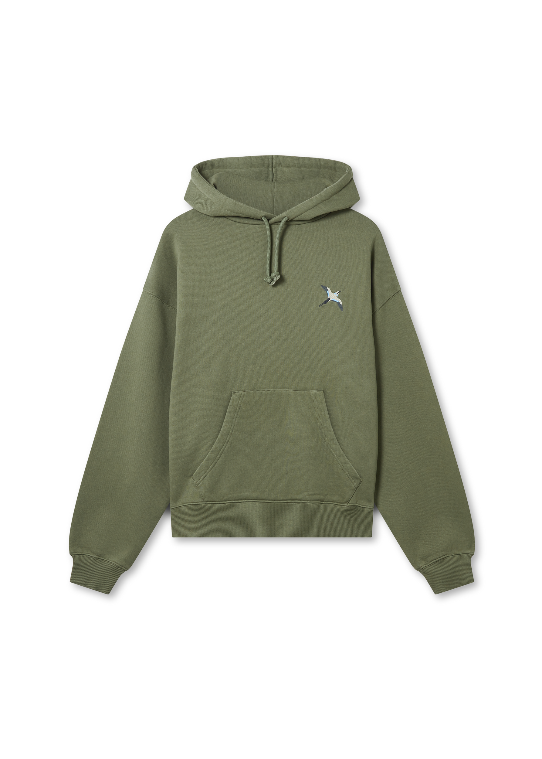 Bee Bird Hoodie - Dark Green