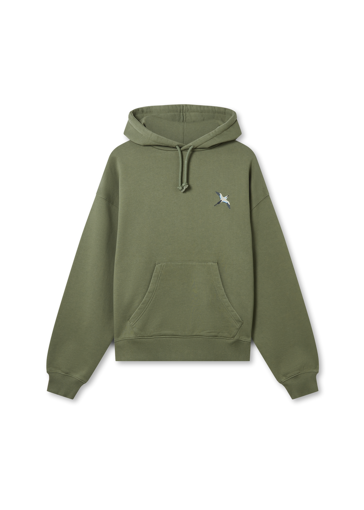 Bee Bird Hoodie - Dark Green