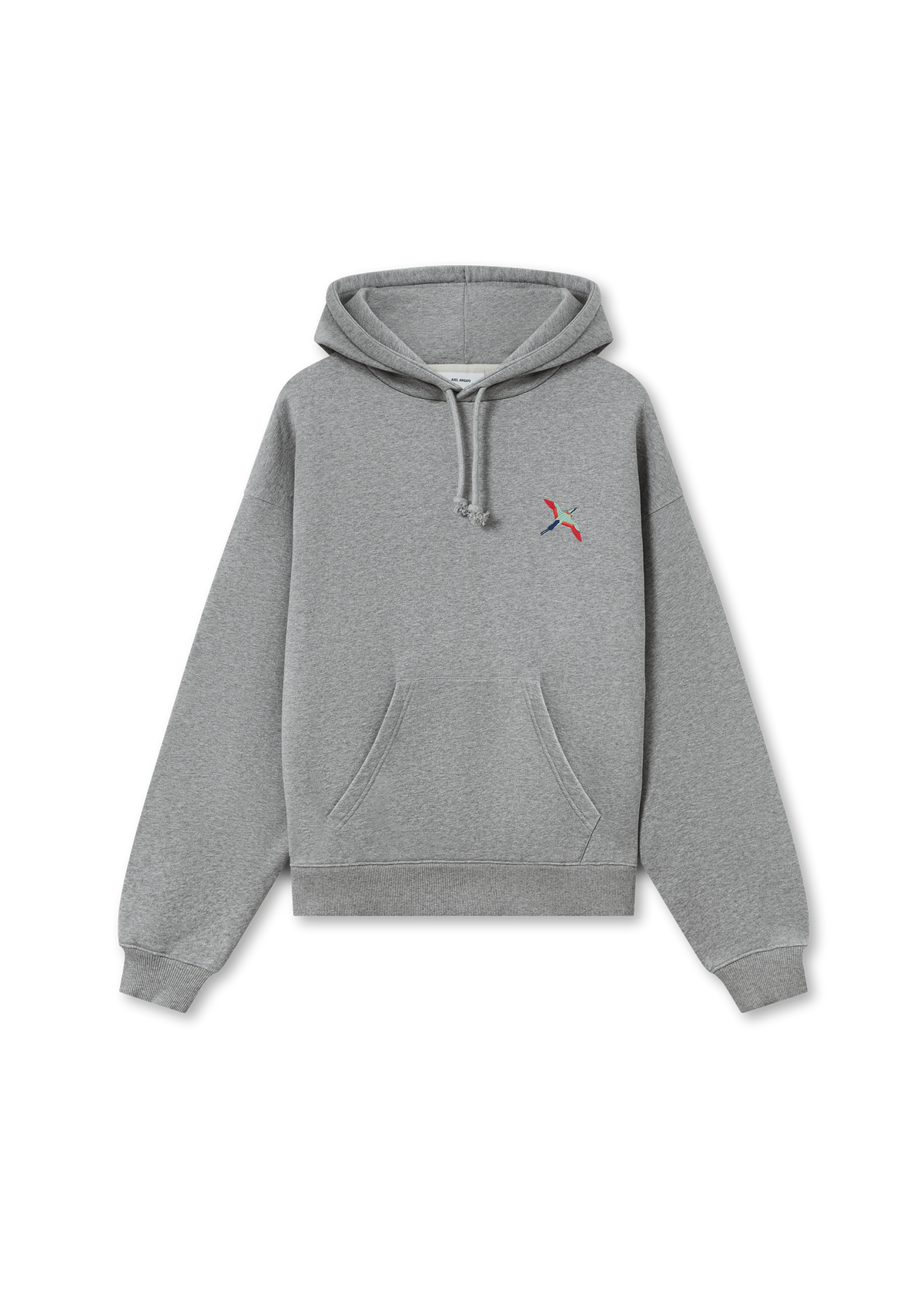 Bee Bird Hoodie - Grey Melange
