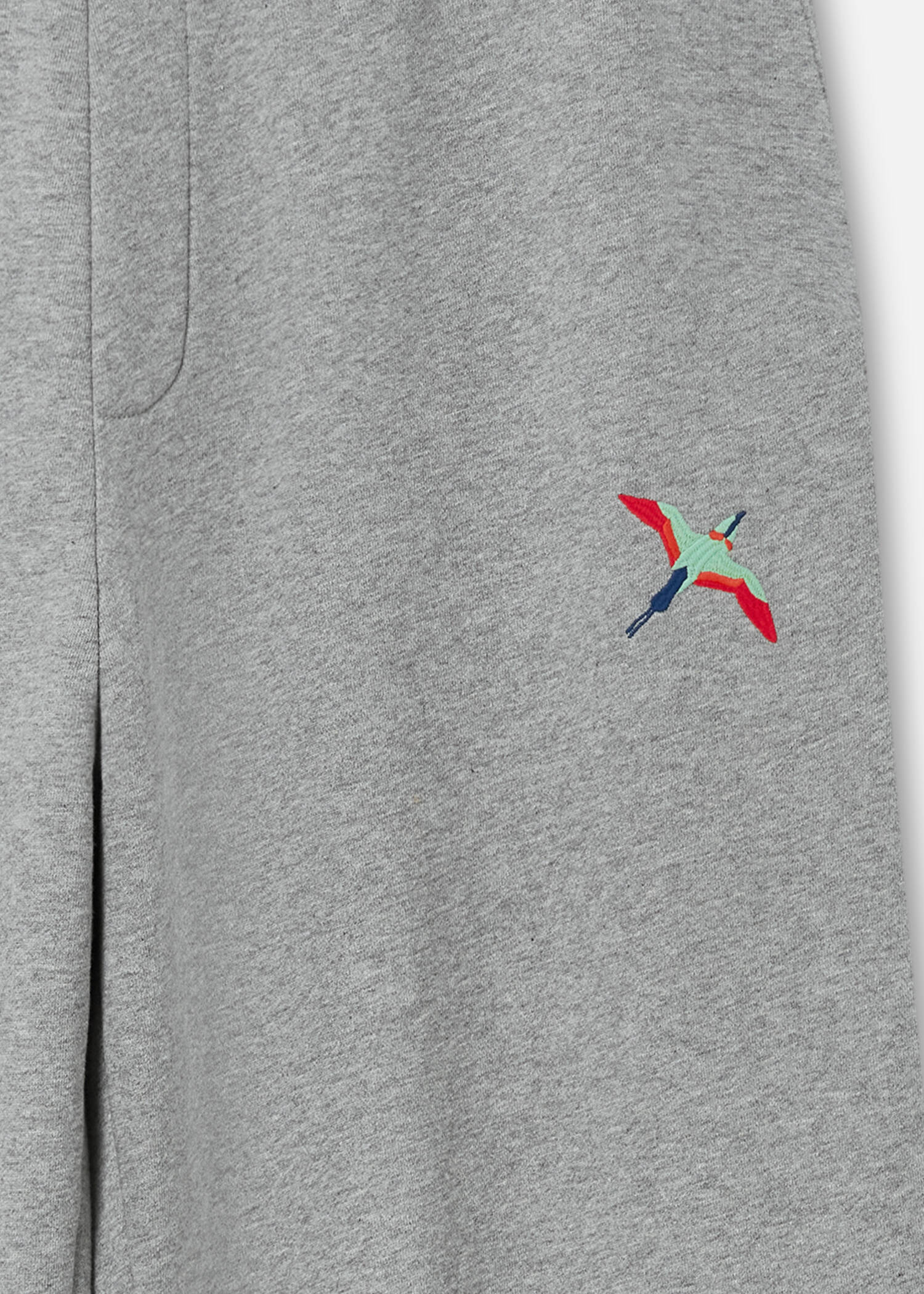 Bee Bird Sweatpants - Grey Melange