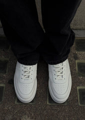 Orbit Vintage Sneaker - White/White