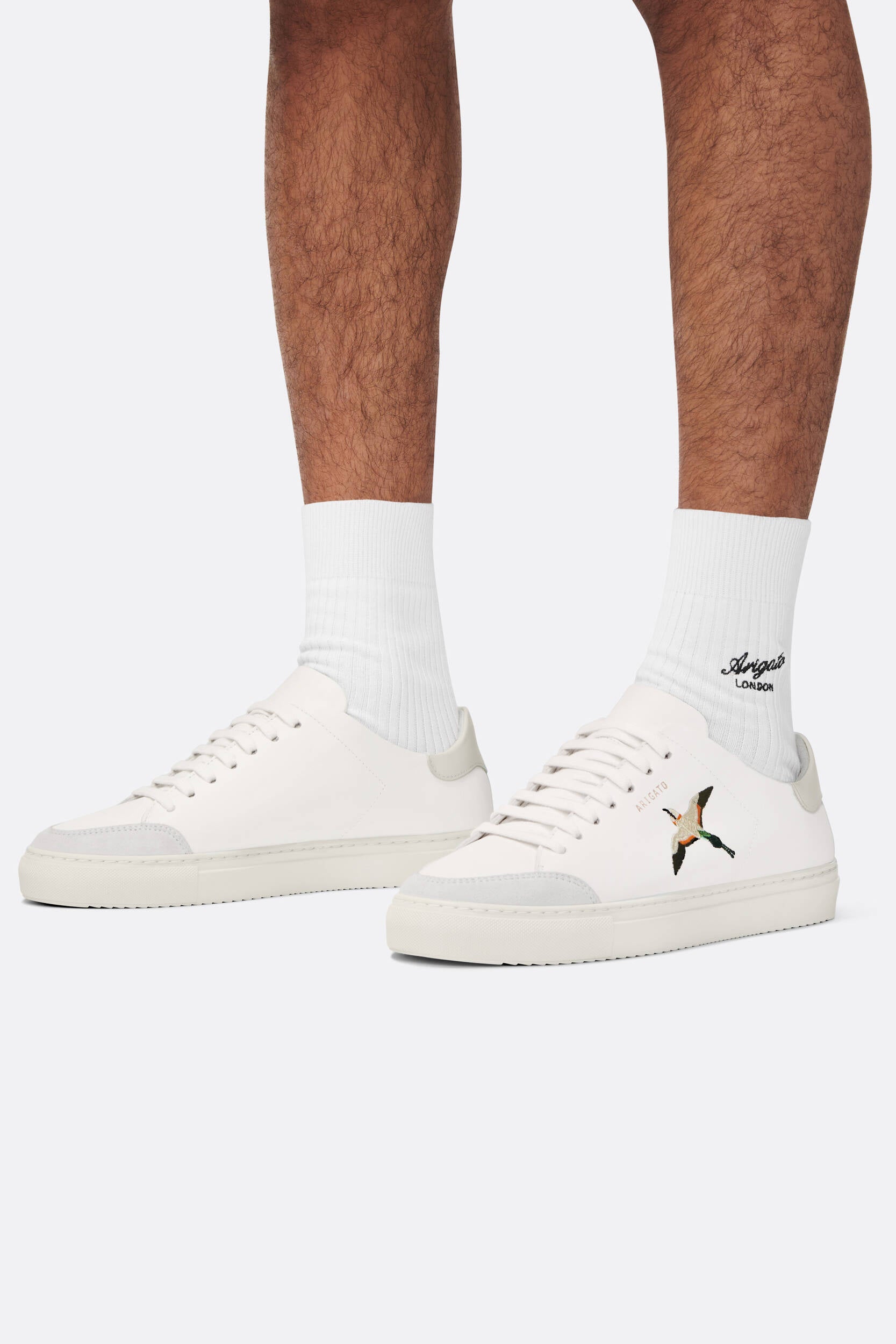 Clean 90 B Bird Sneaker - White/Beige