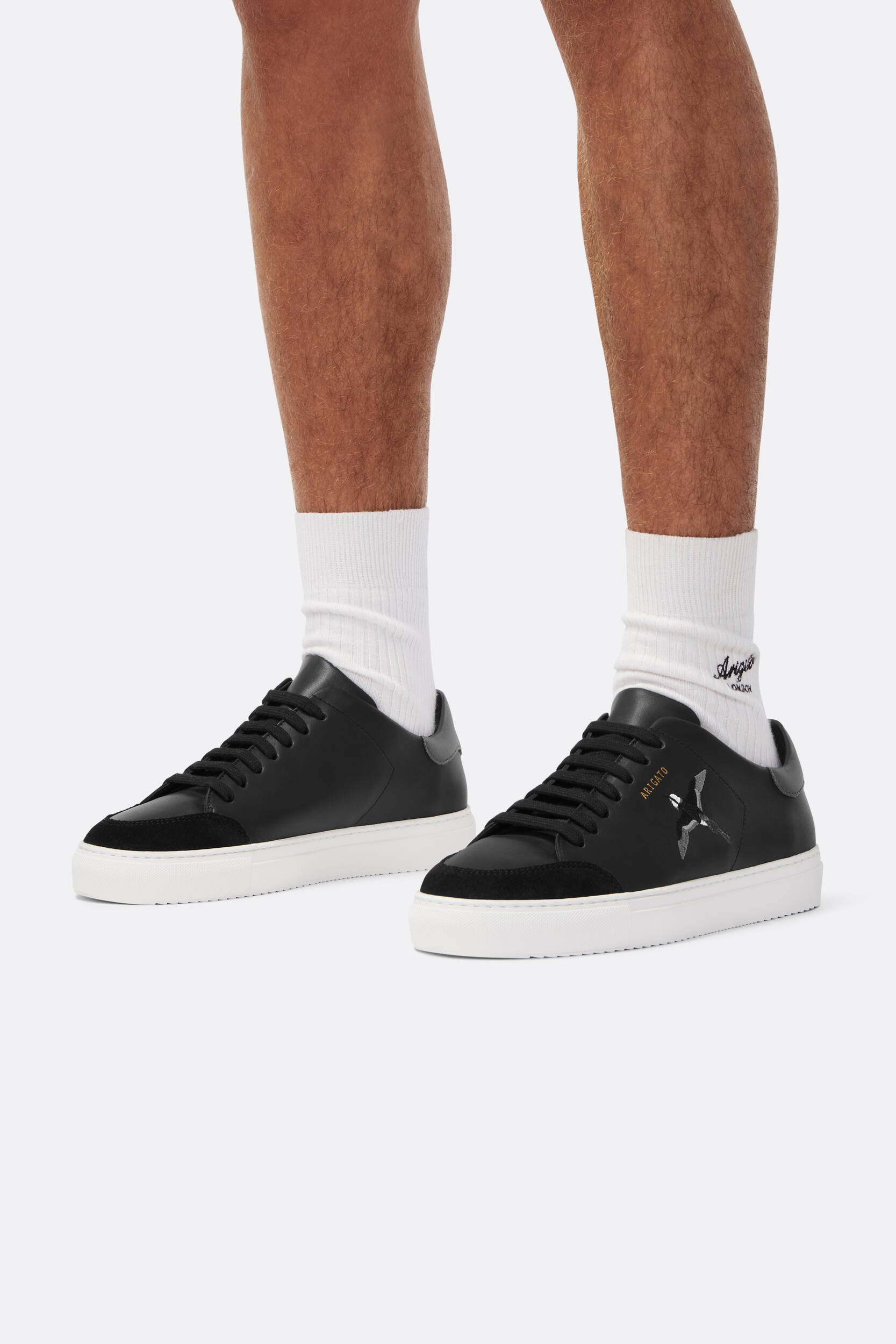 Clean 90 B Bird Sneaker - Black/Dark Grey