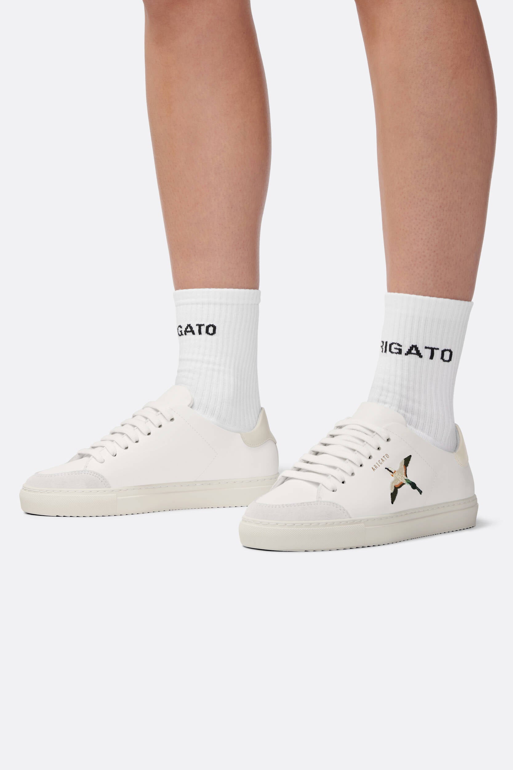 Clean 90 B Bird Sneaker - White/Beige