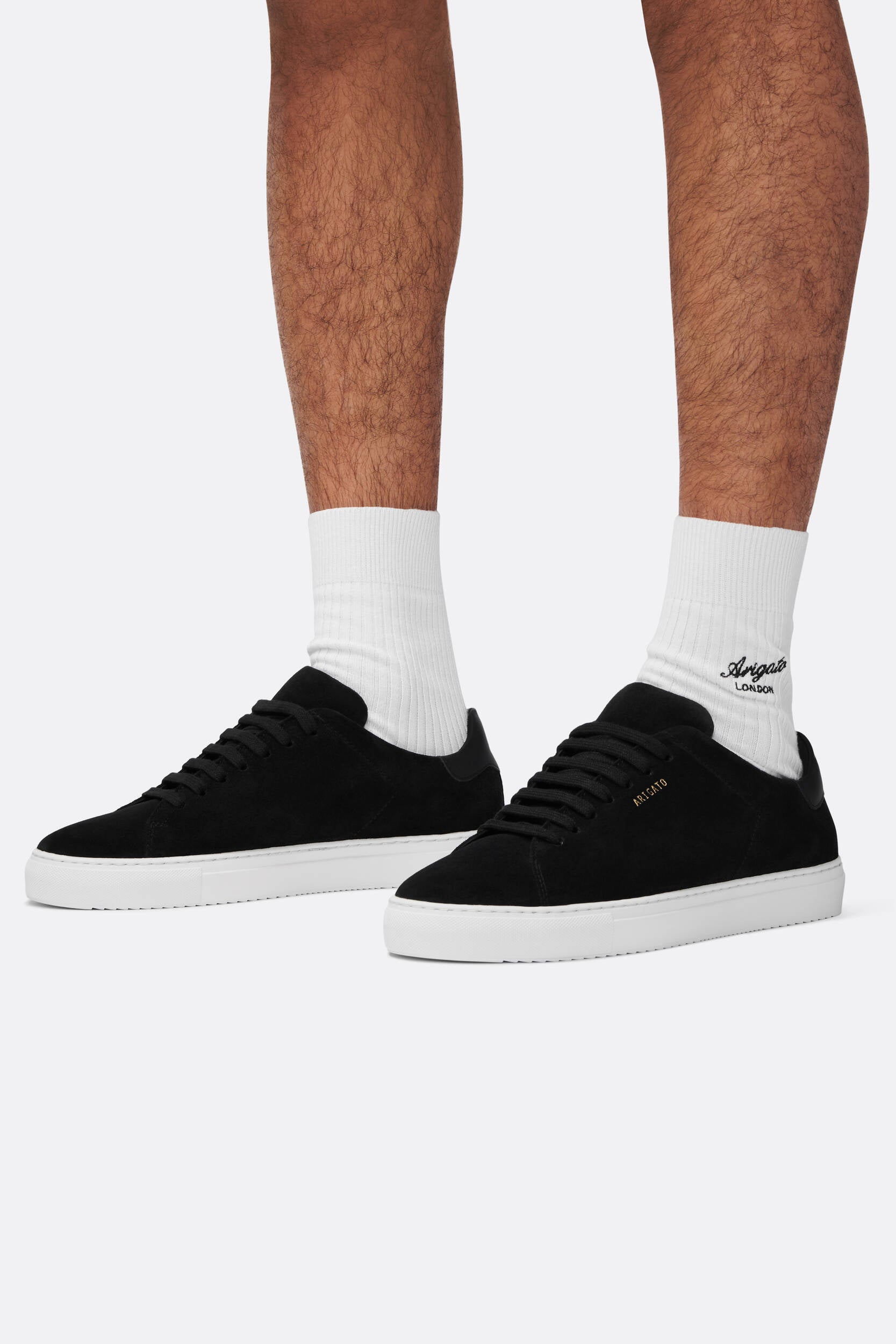 Clean 90 Suede Sneaker - Black/White