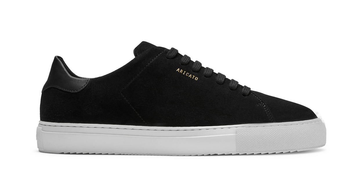 Clean 90 Suede Sneaker - Black/White