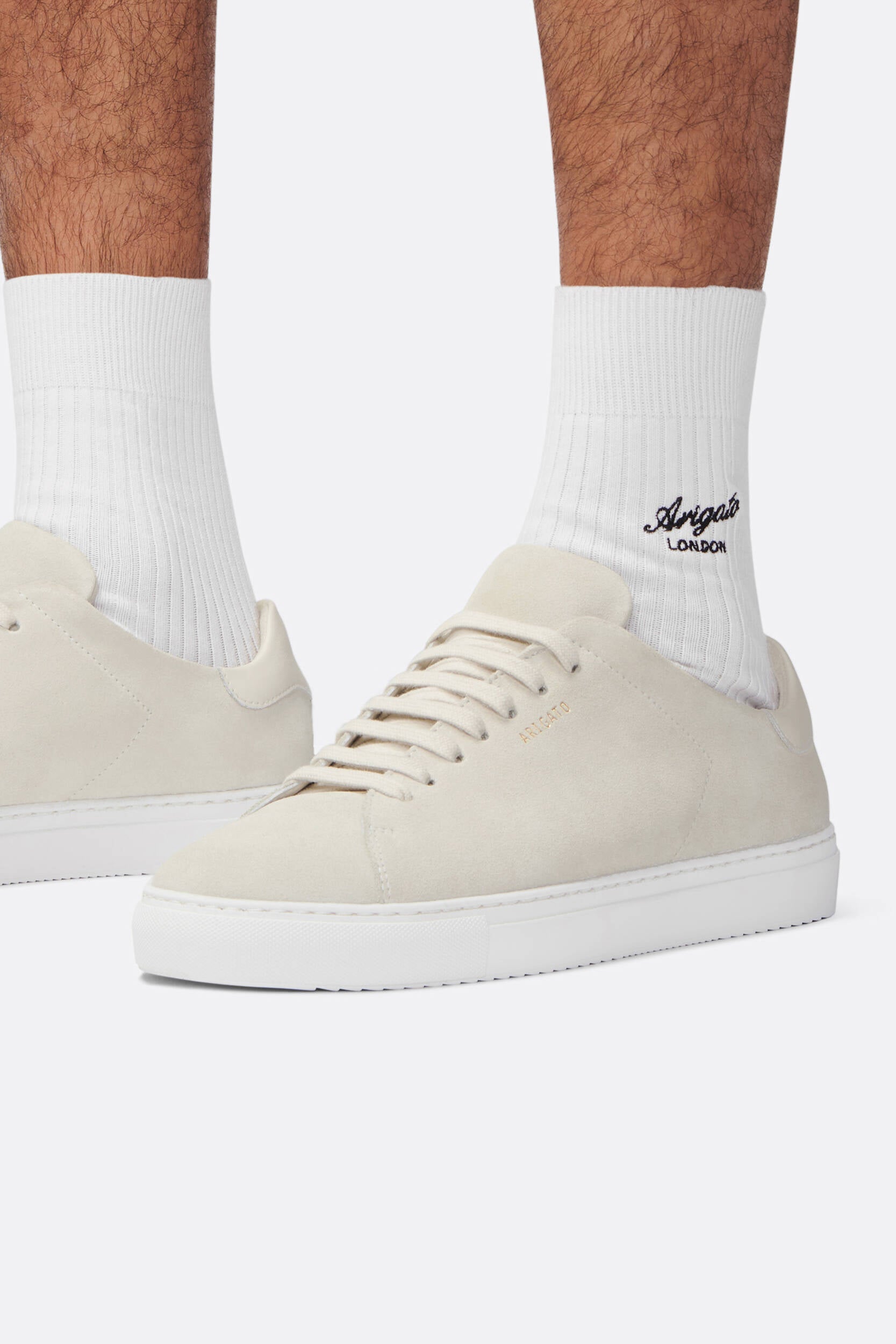 Clean 90 Suede Sneaker - Off White/White