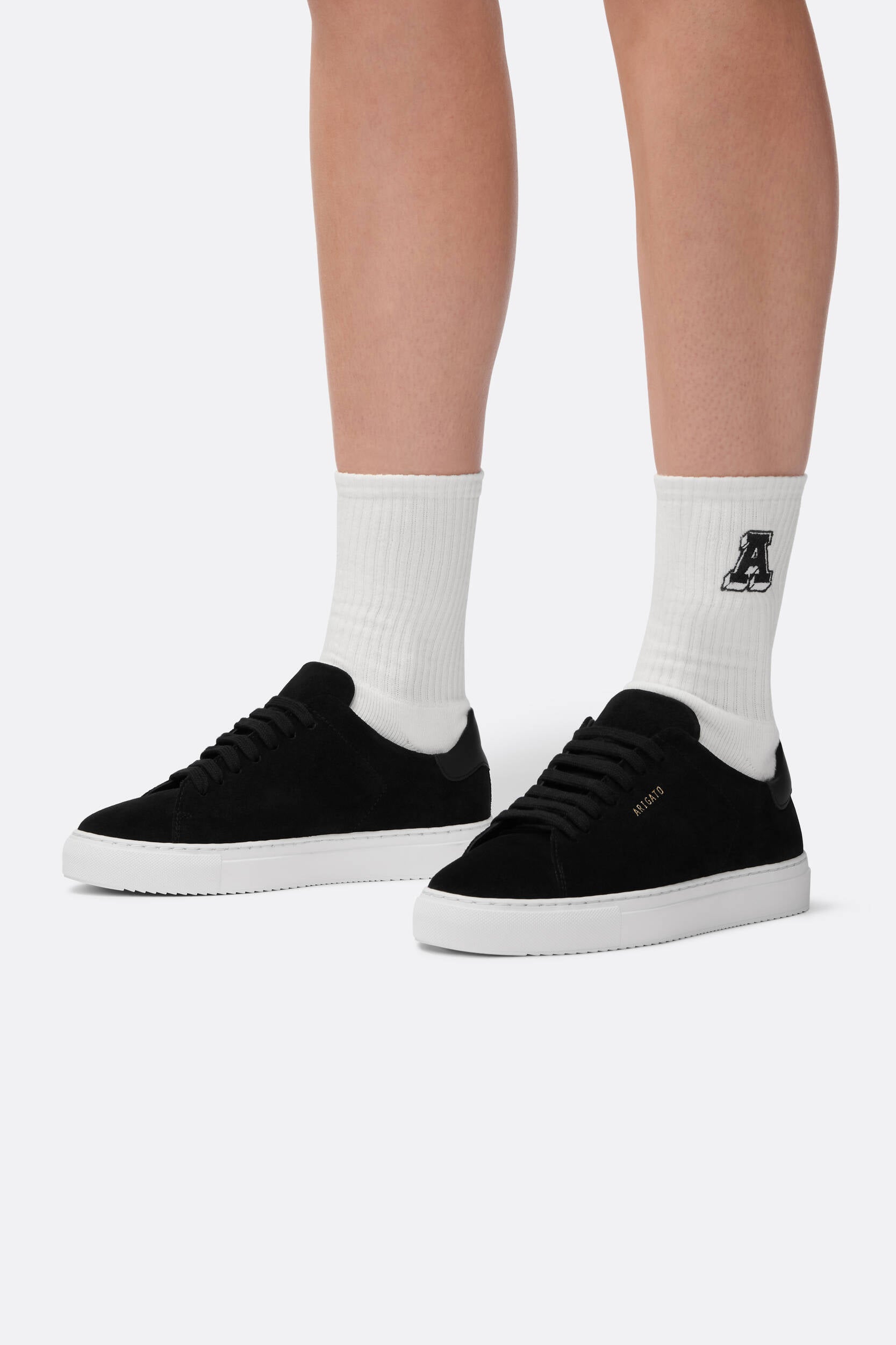 Clean 90 Suede Sneaker - Black/White