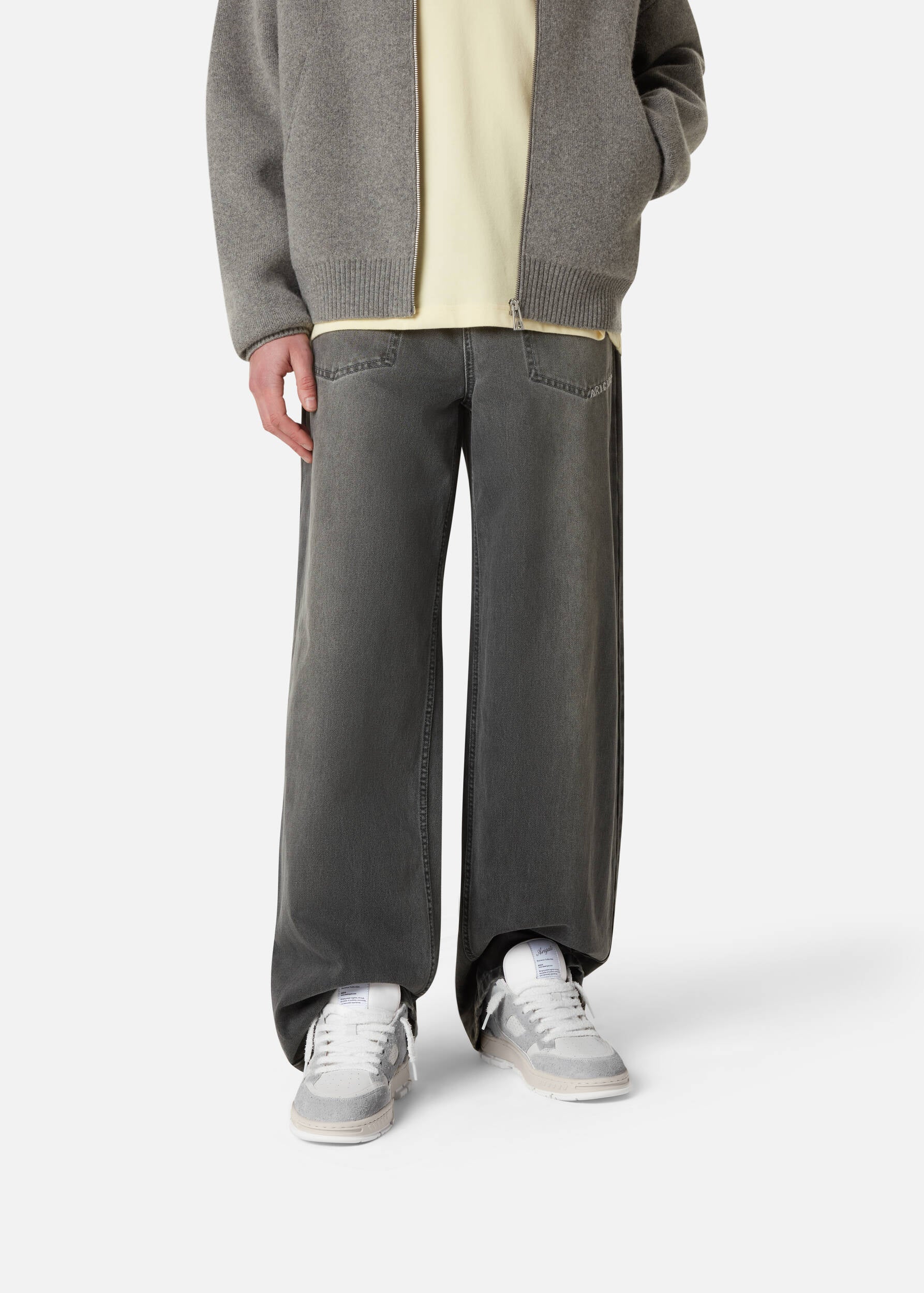 Area Lo Fluffy Sneaker - Grey/White