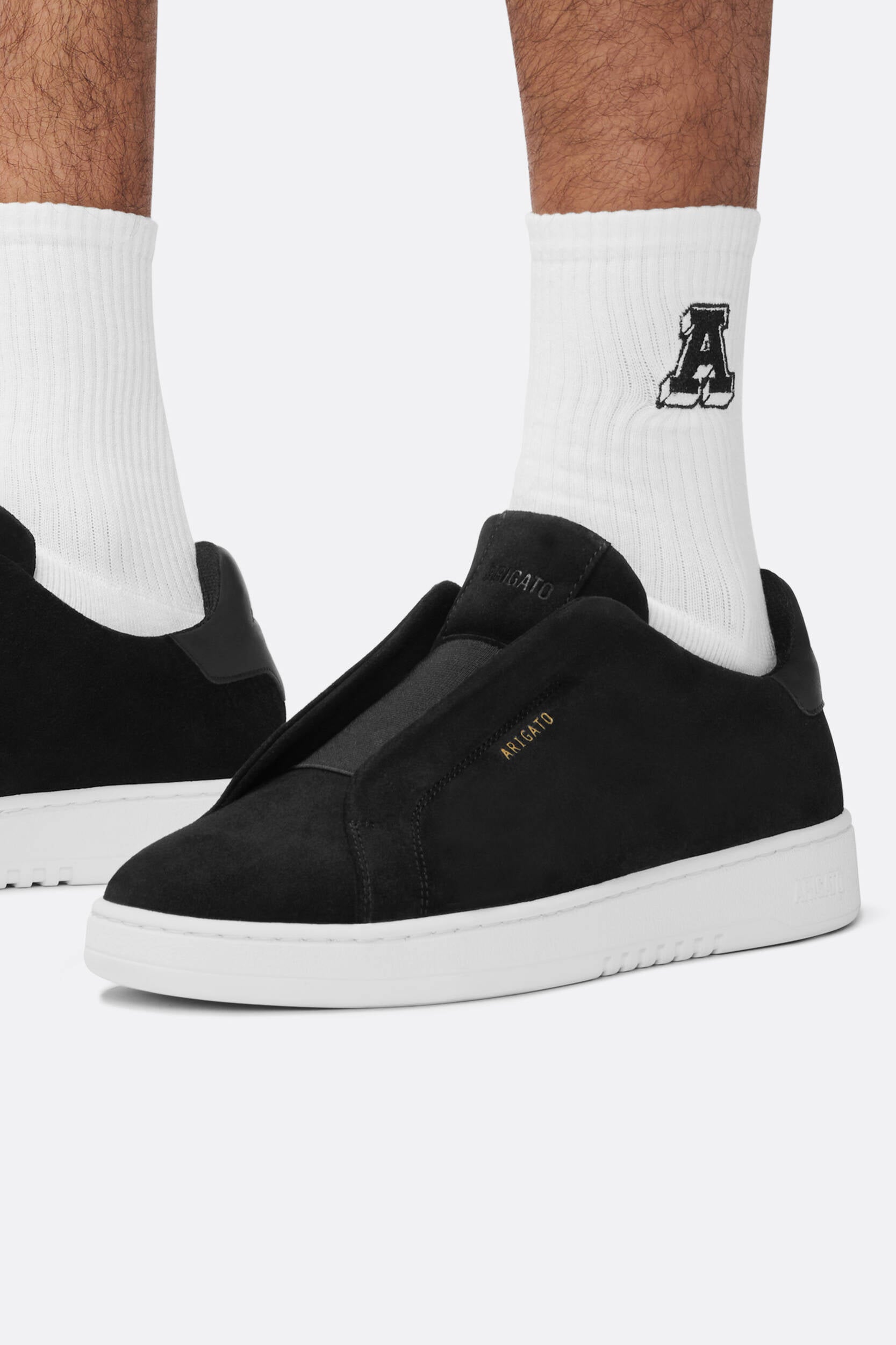 Dice Laceless Sneaker - Black/White