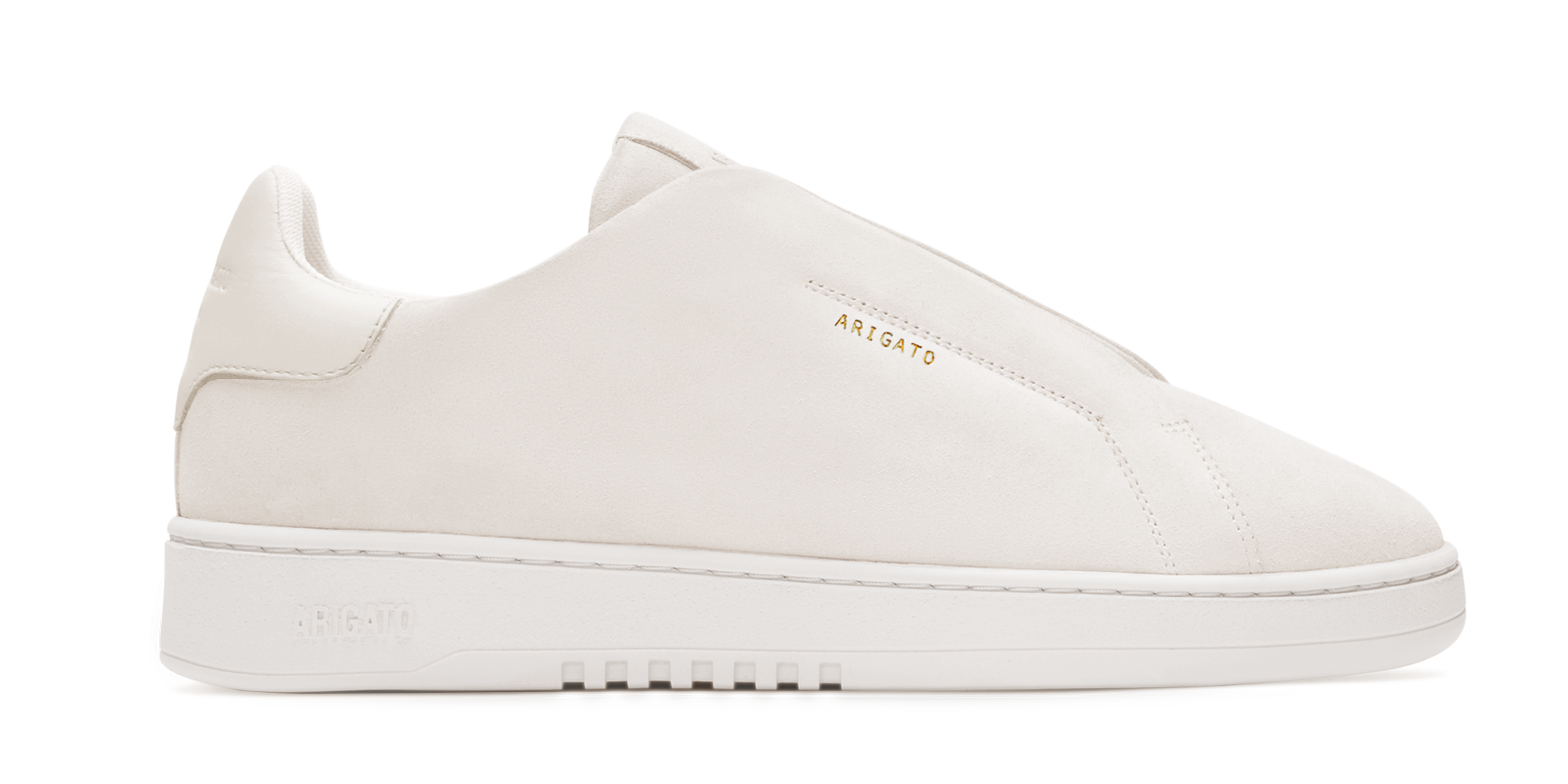 Dice Laceless Sneaker - Off White/White