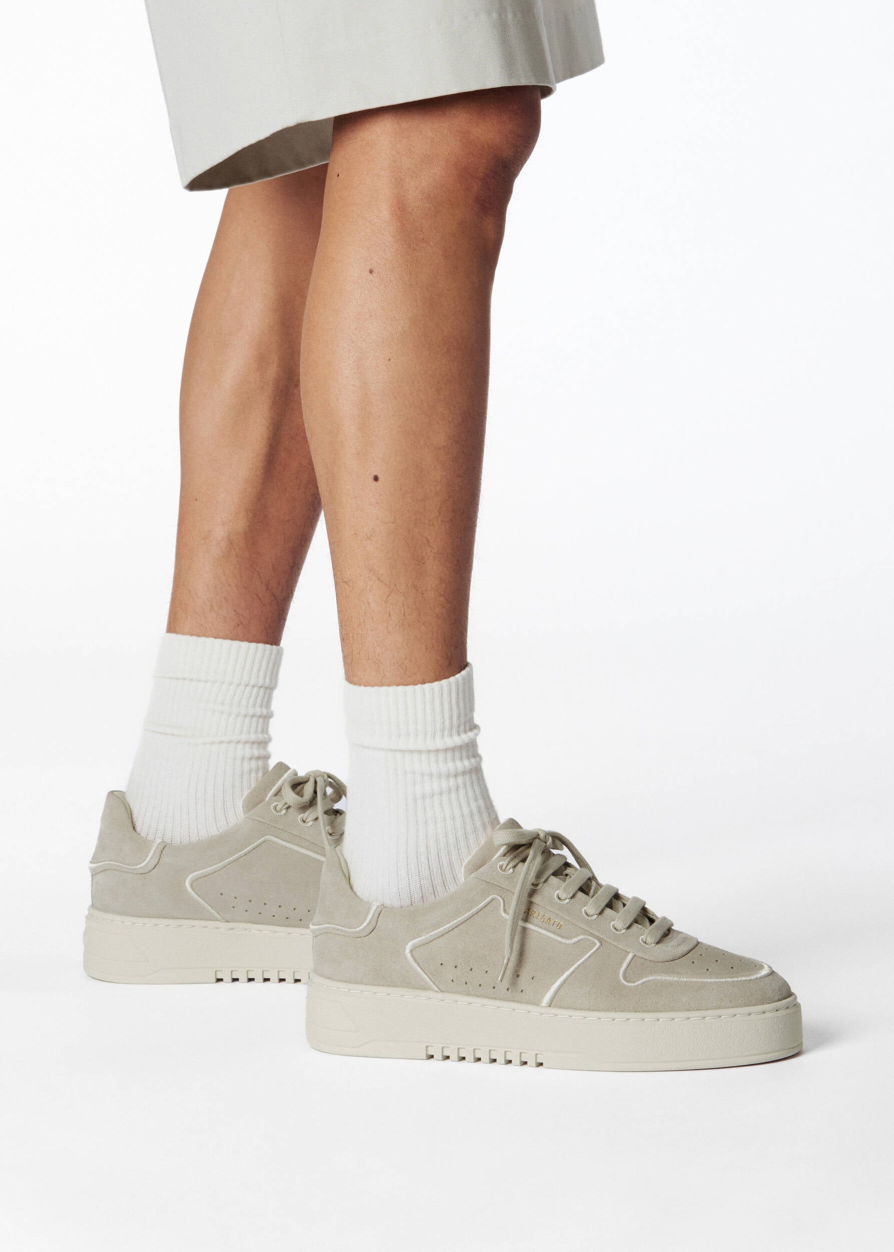 Orbit Embroidery Sneaker - Beige/Beige