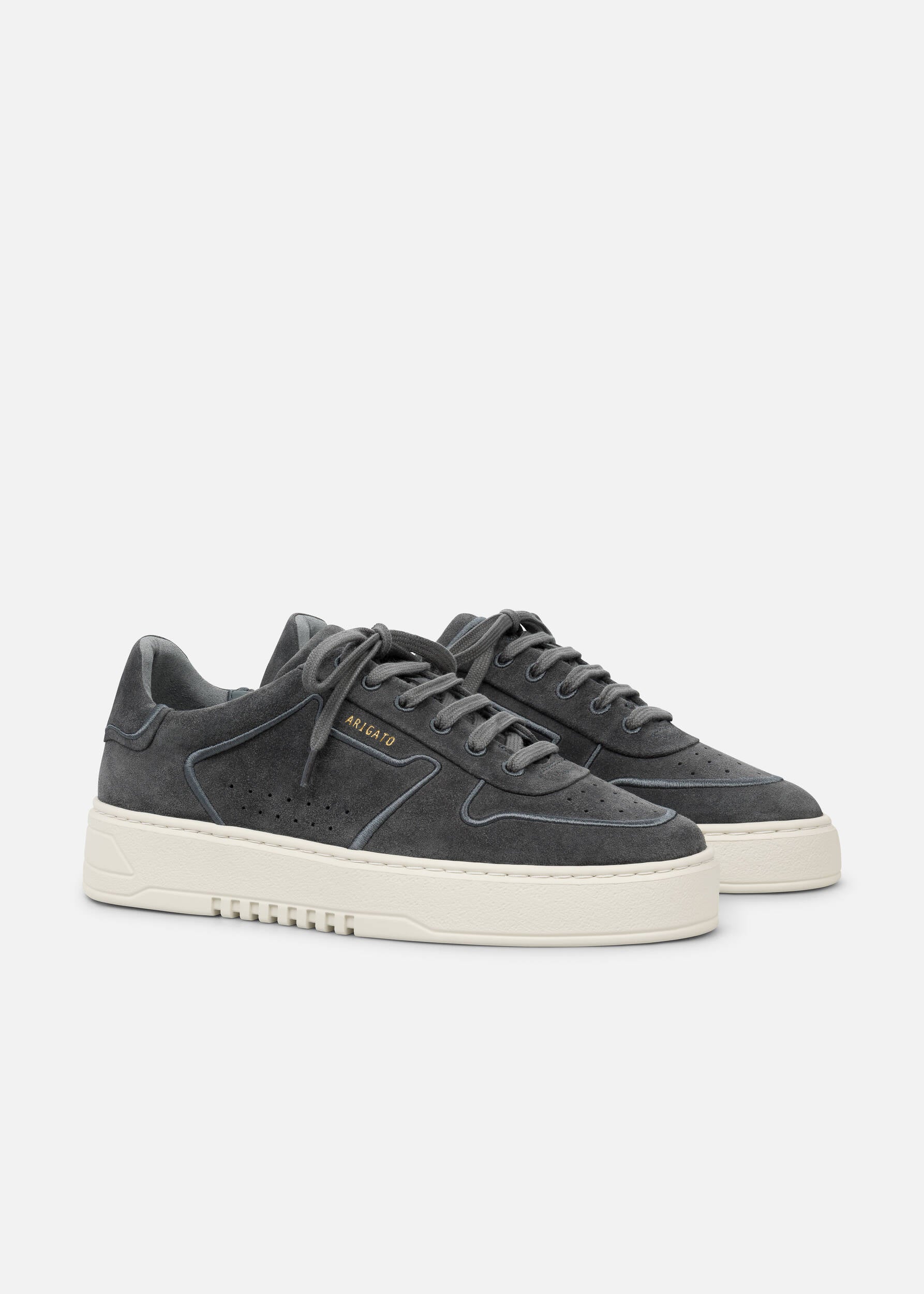 Orbit Embroidery Sneaker - Dark Grey/Off White