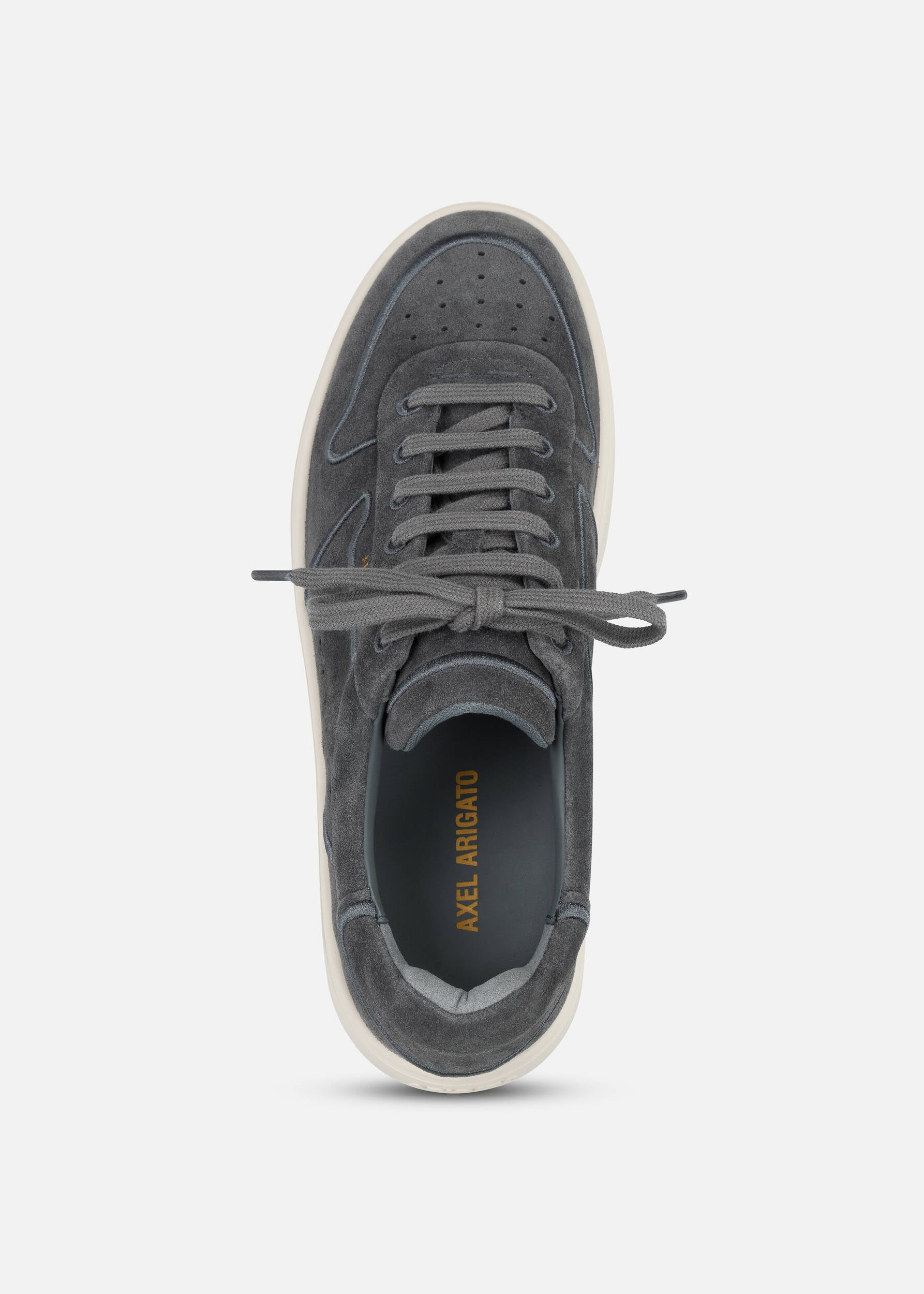 Orbit Embroidery Sneaker - Dark Grey/Off White