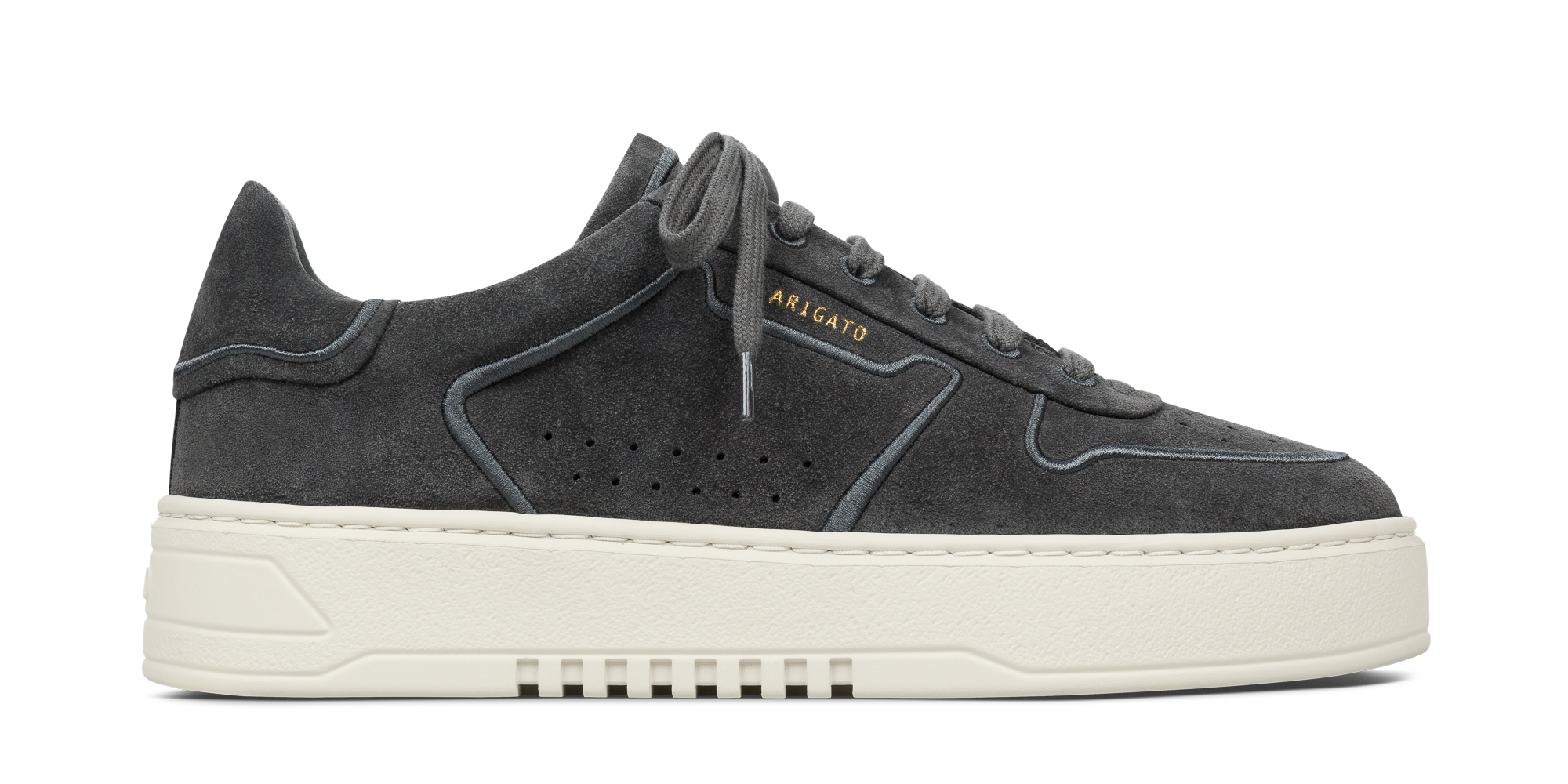 Orbit Embroidery Sneaker - Dark Grey/Off White