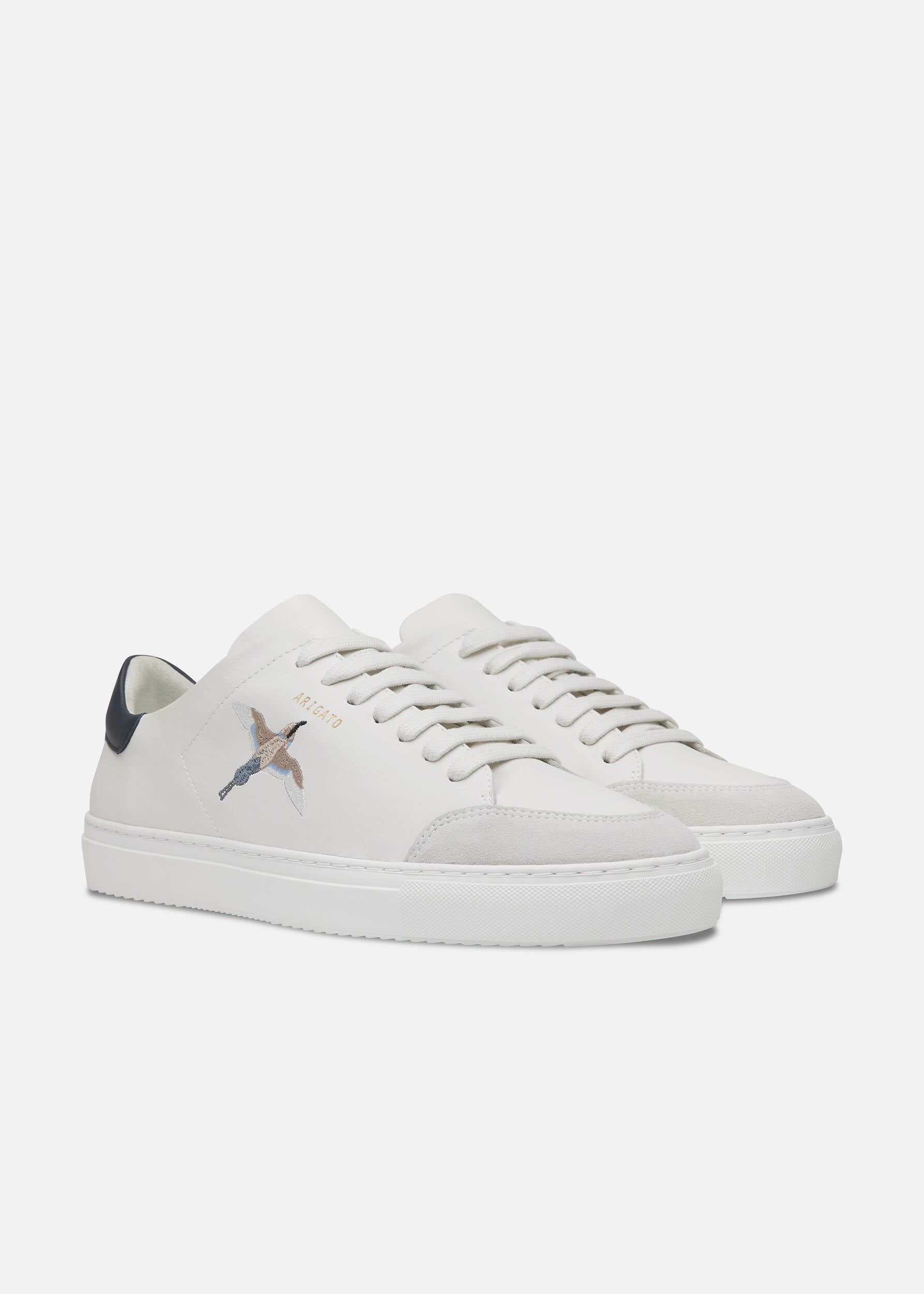 Clean 90 B Bird Sneaker - White/Dark Blue