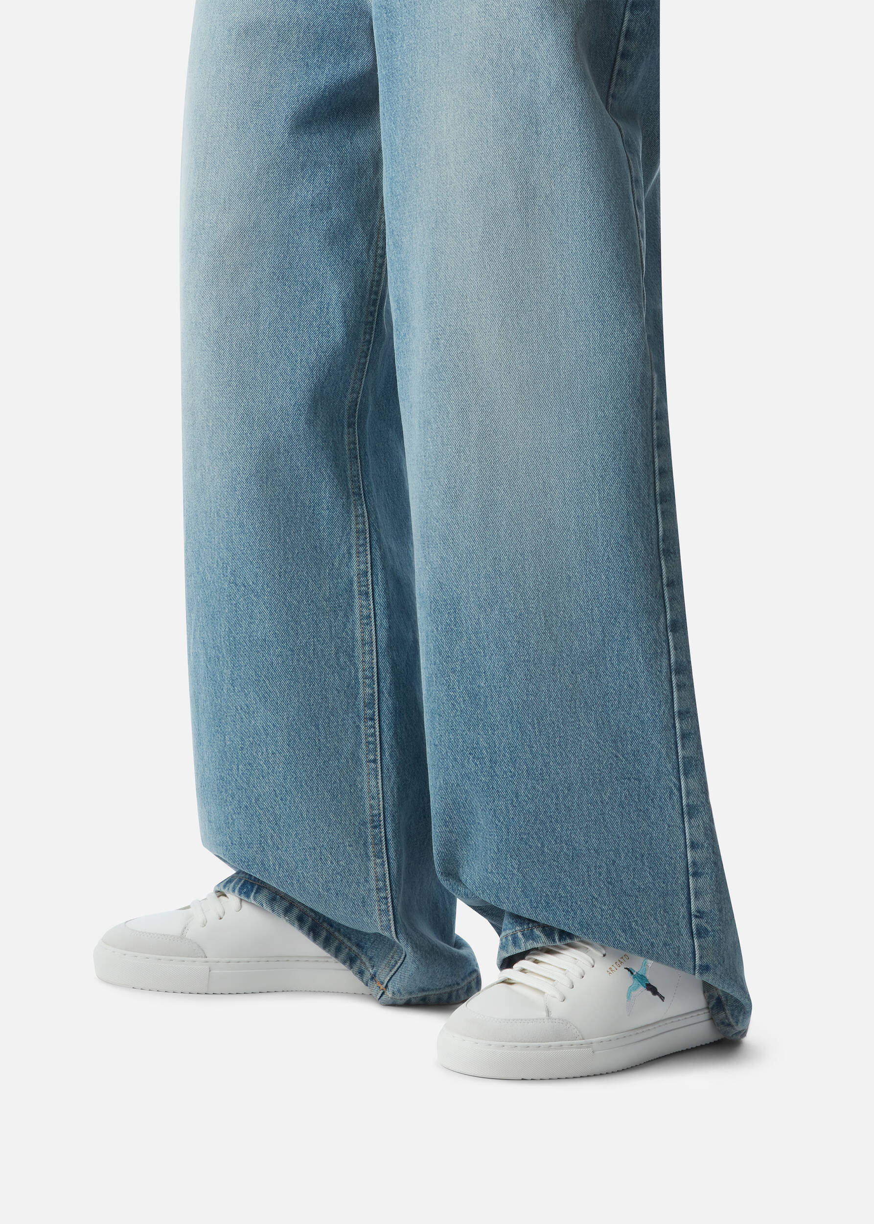 Clean 90 B Bird Sneaker - White/Turquoise