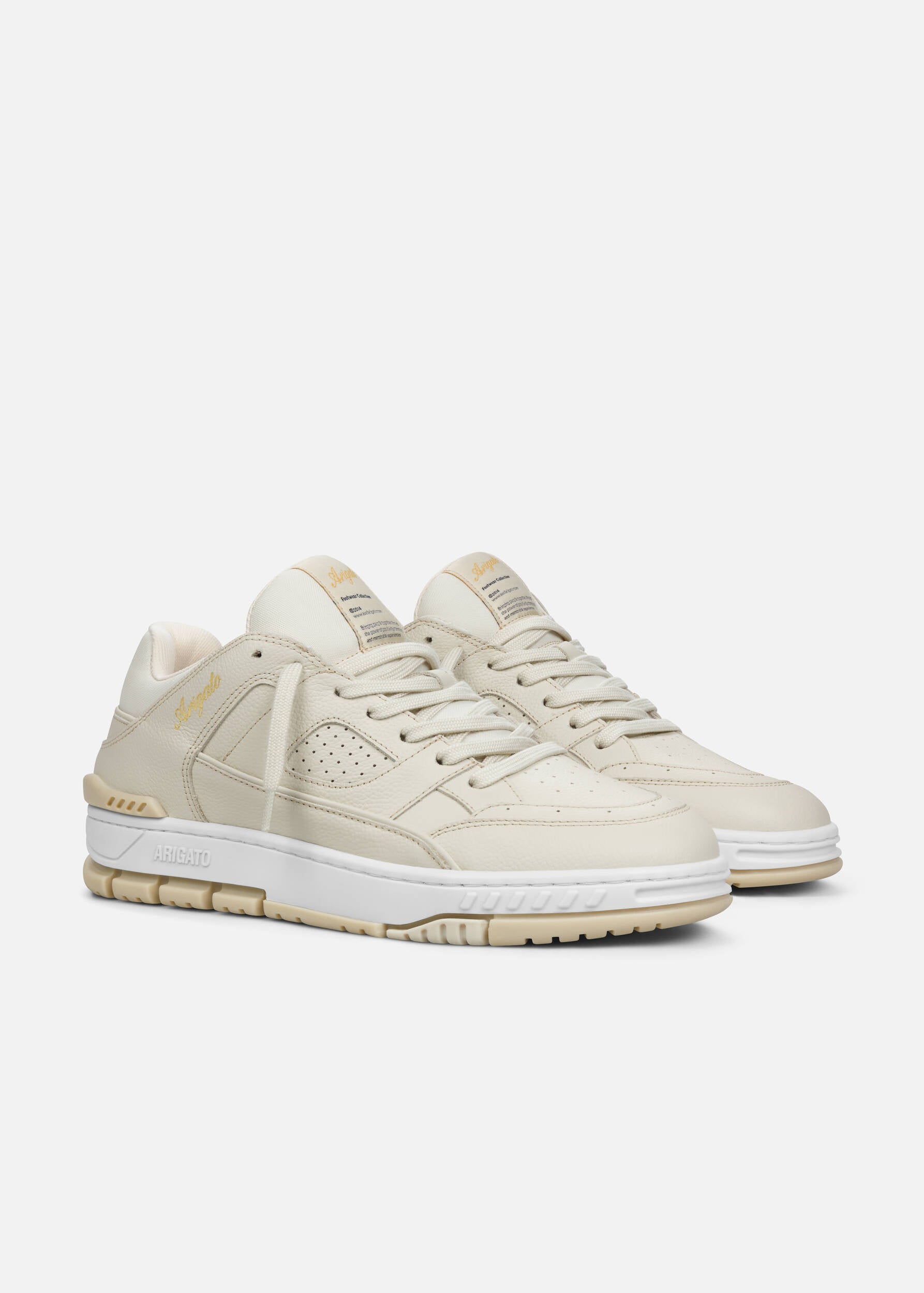 Area Lo Sneaker - Off White/White