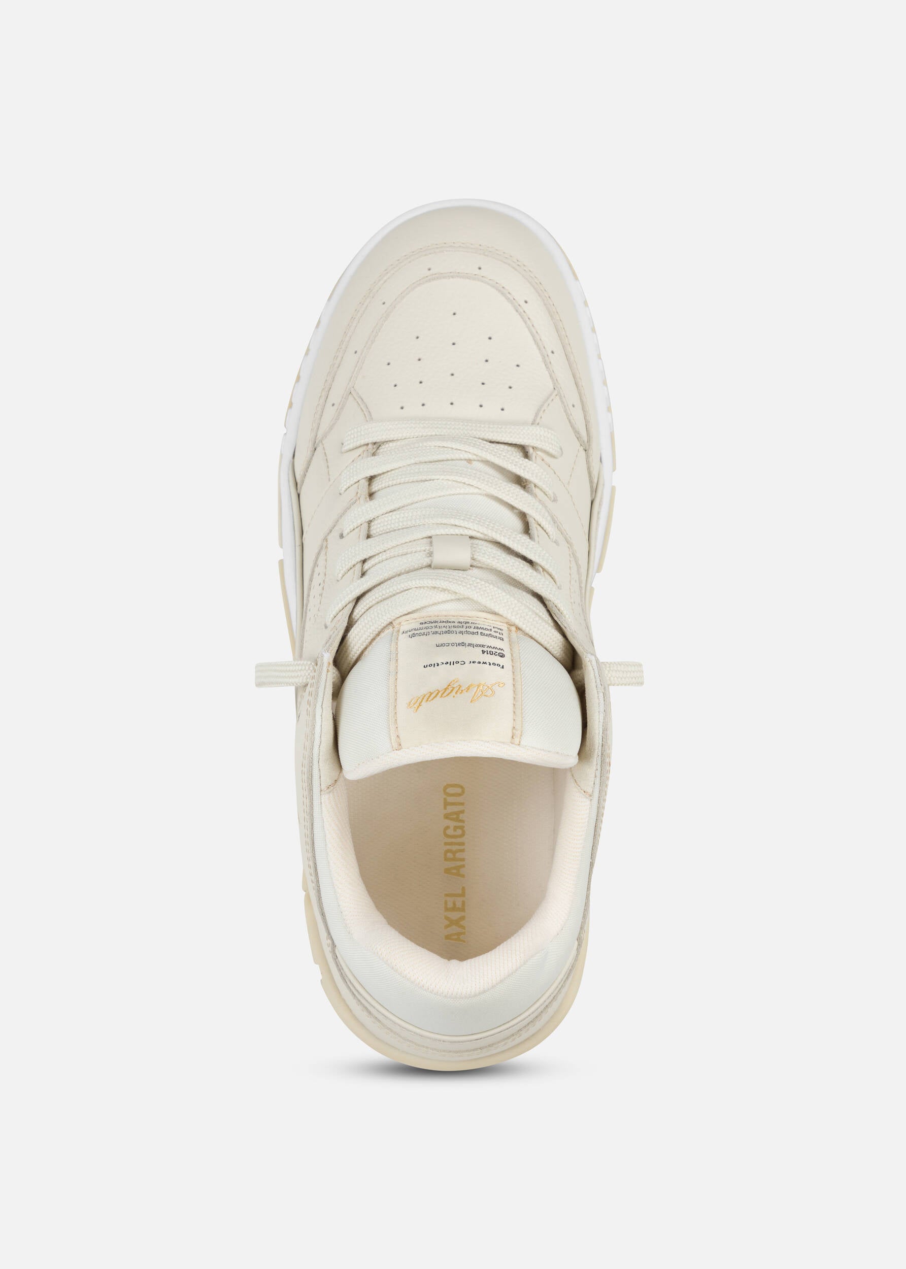 Area Lo Sneaker - Off White/White