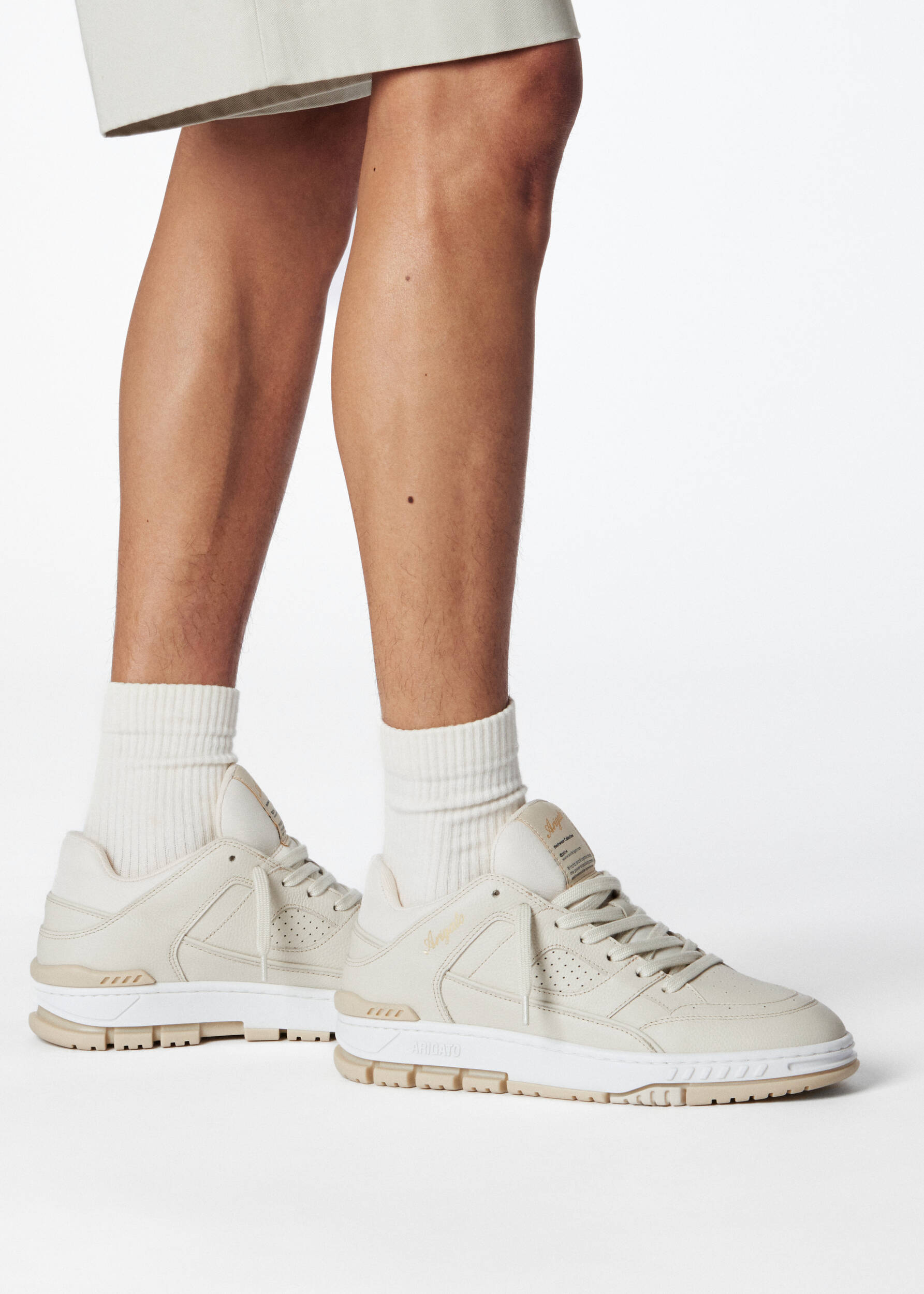 Area Lo Sneaker - Off White/White