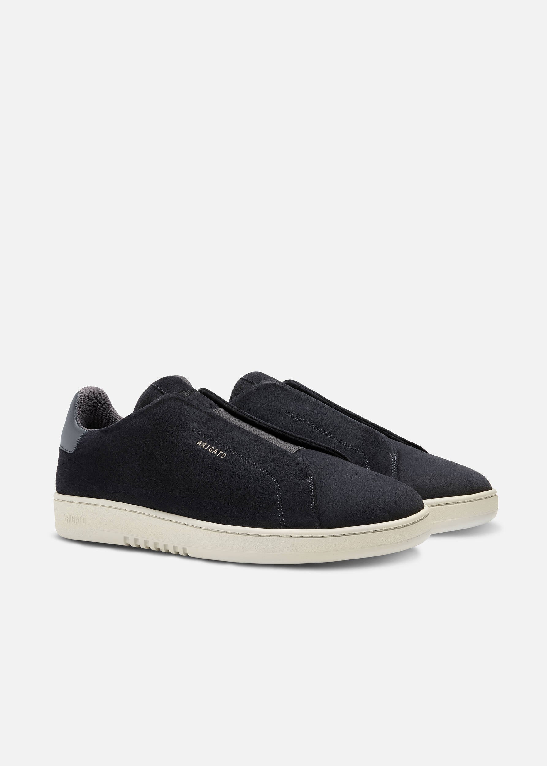 Dice Laceless Sneaker - Dark Blue/Off White