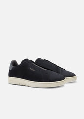 Dice Laceless Sneaker - Dark Blue/Off White