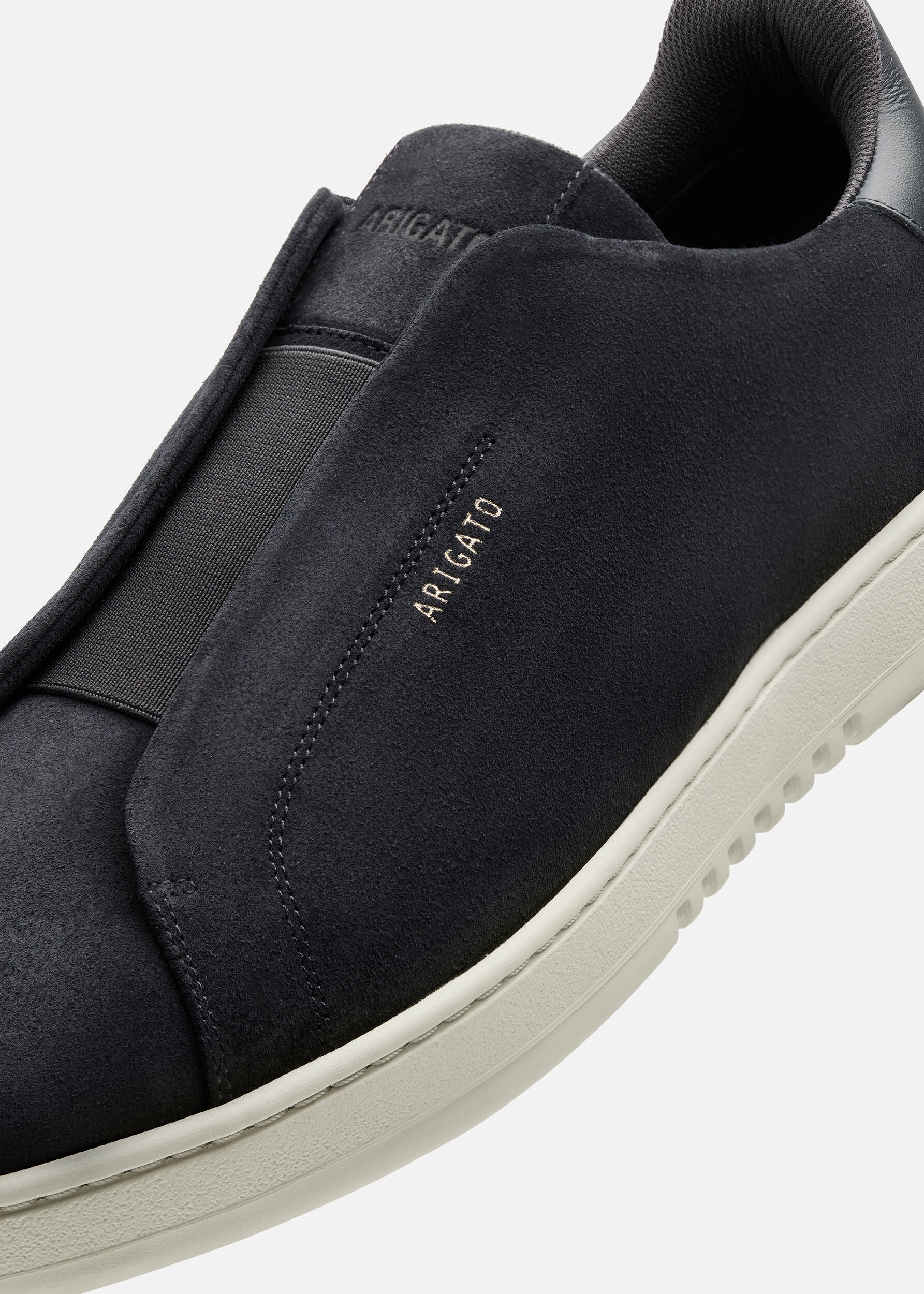 Dice Laceless Sneaker - Dark Blue/Off White